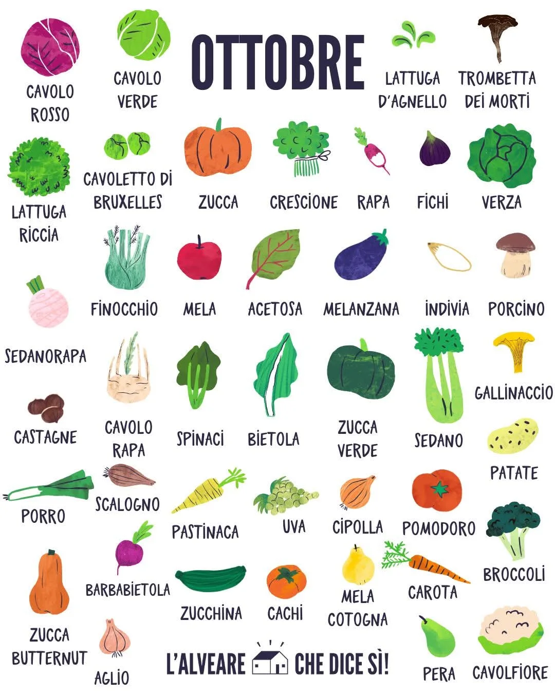 Alveare - Ottobre ci accoglie con i suoi colori intensi e i profumi che ...