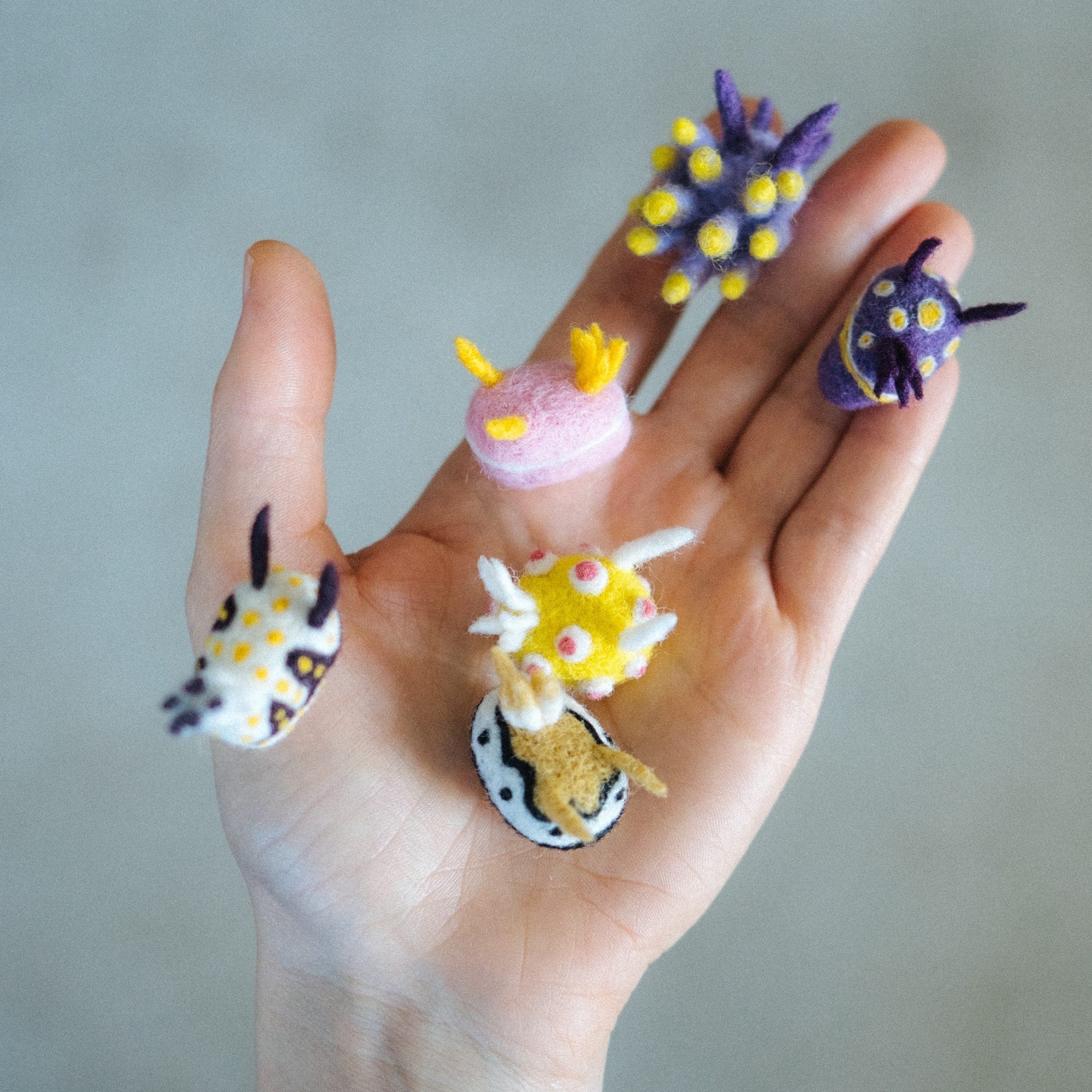 Fiber artworks by Arina Borevich recreate the vibrant forms of