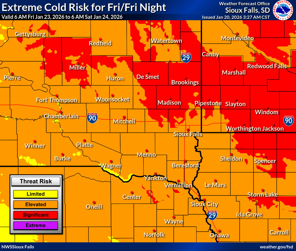 Siouxland - Dangerous wind chills are on the way. Here's the extreme ...
