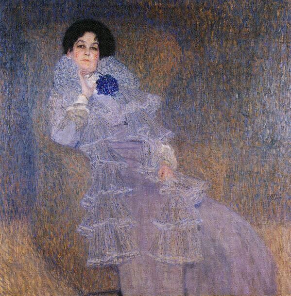 Gustav Klimt 、MARIE HENNEBERG STEHEND Gustav Klimt「Portrait of Marie Henneberg」（1902）