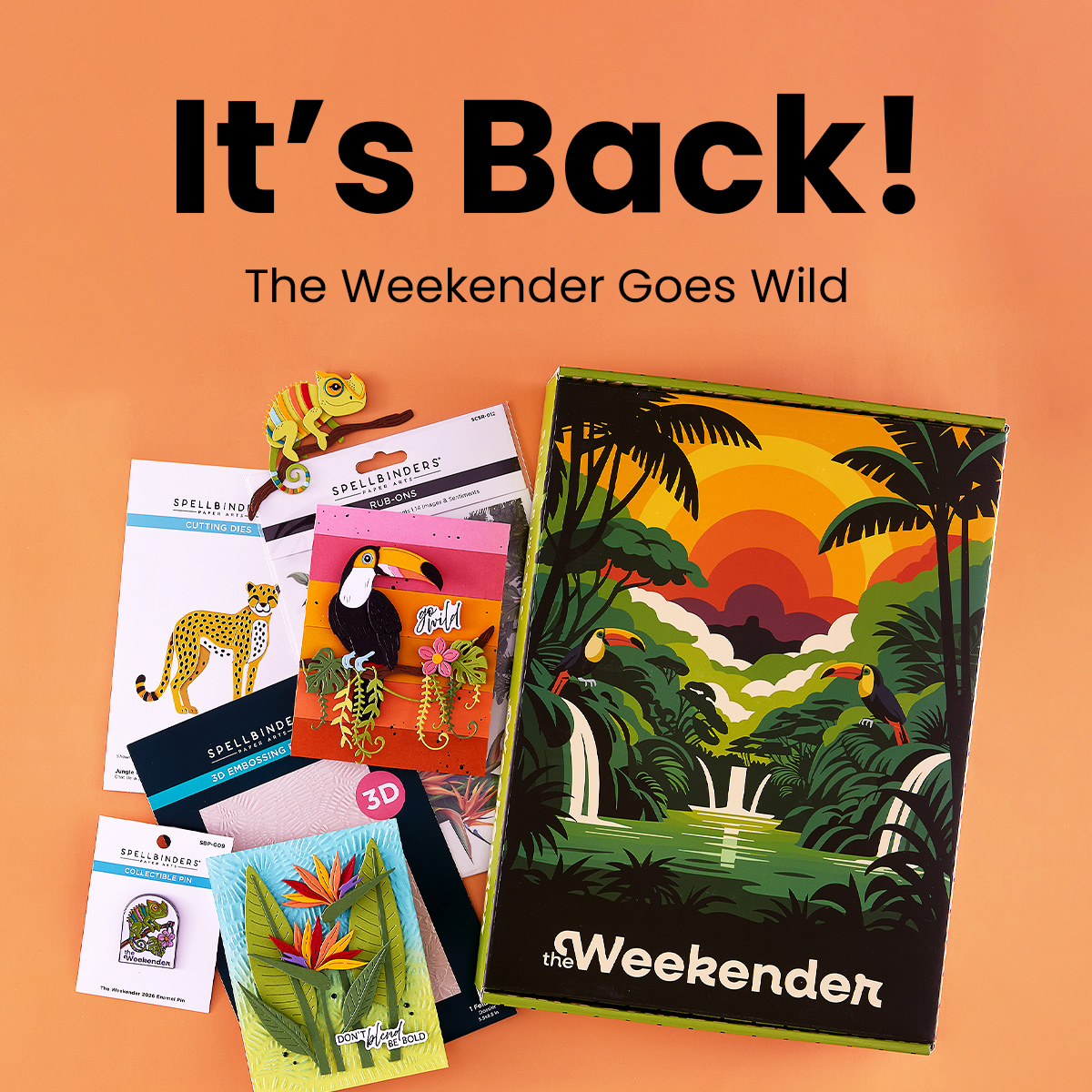 It's back and ready to go WILD 🌿🦜 The Weekender Goes Wild 2026