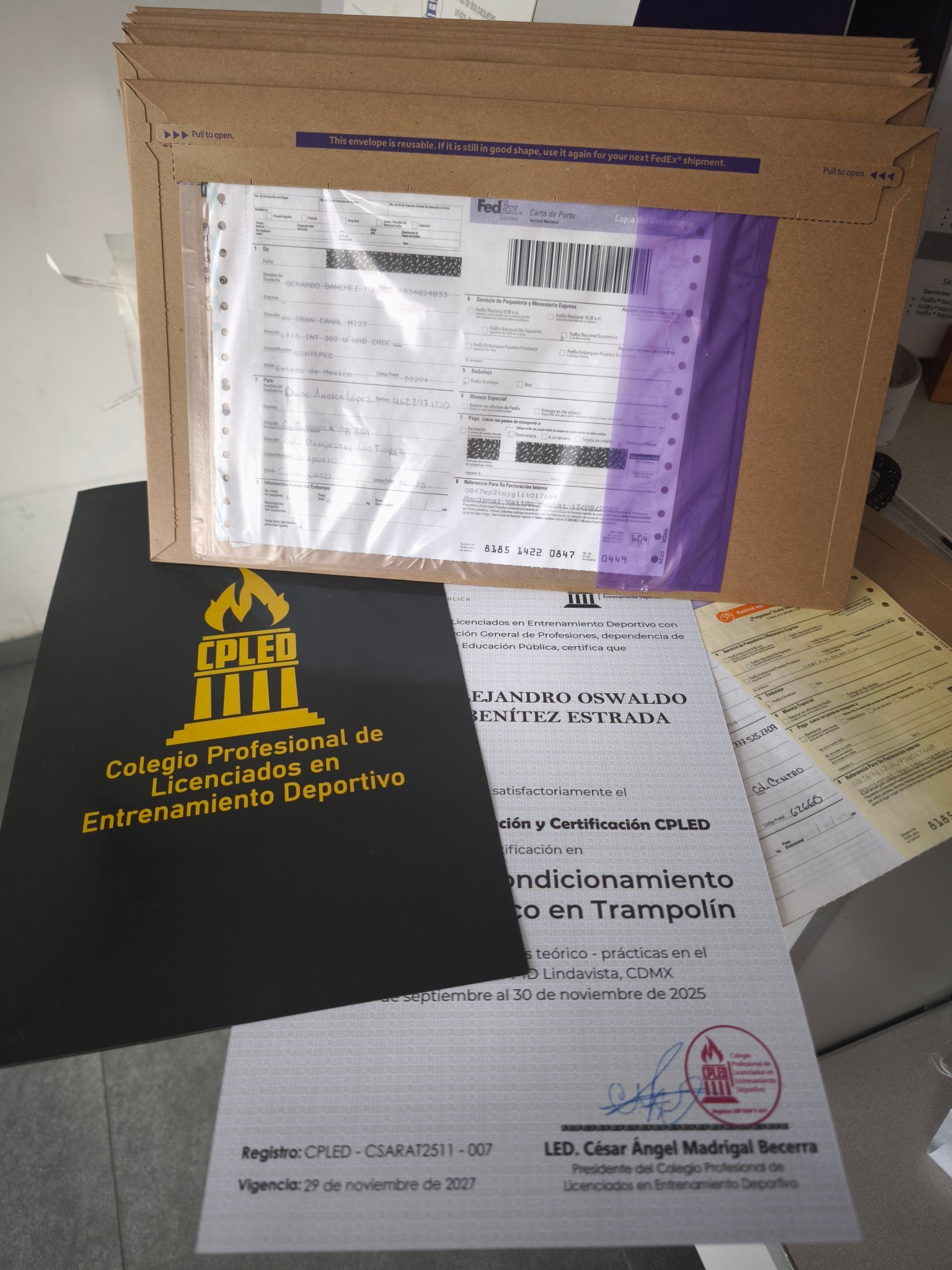 Prototype - 🙏🏽 ️🎓 Hoy hacemos el envío de sus constancias y Certificado ...