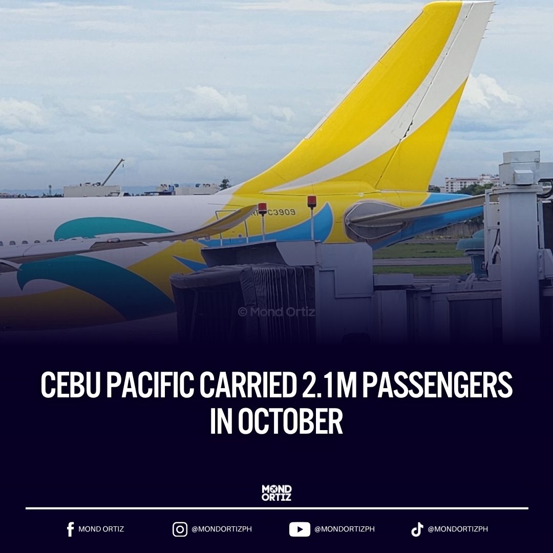 Mond - #AVIATIONNEWS Cebu Pacific carried 2.1 million passengers in ...