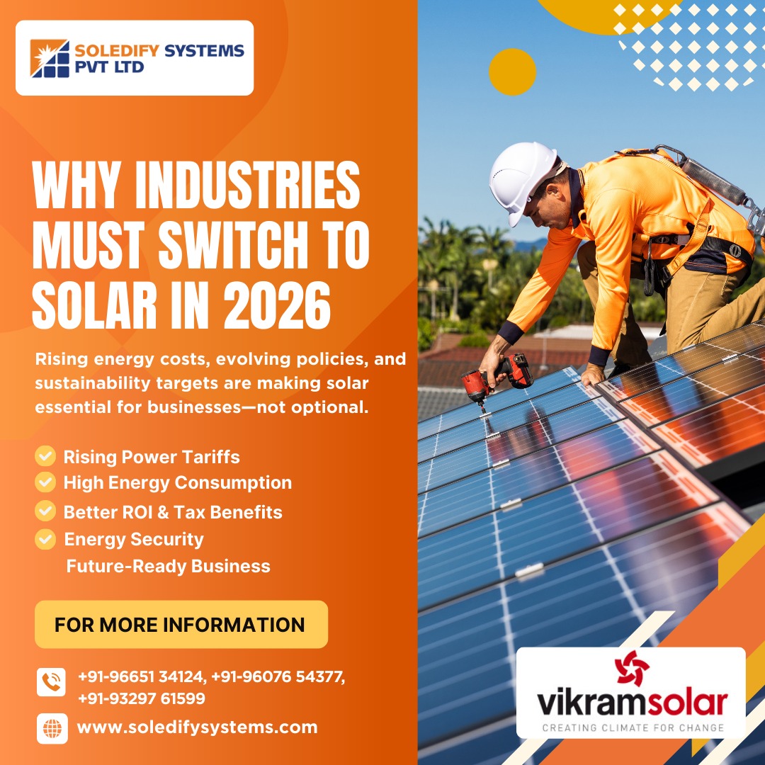 🔆 Why Industries Must Switch... - Soledify Systems Pvt. Ltd. | Facebook