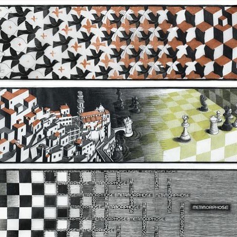 La Casa del Giudice - Atrani & Escher. #Metamorphosis II Artist M. C. # ...