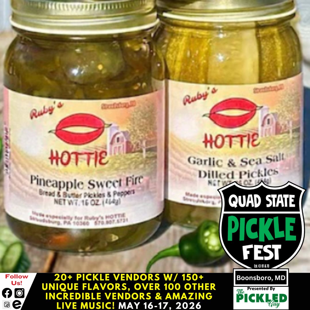 Welcome Ruby’s Hottie Hot Sauce... - Quad State Pickle Fest | Facebook