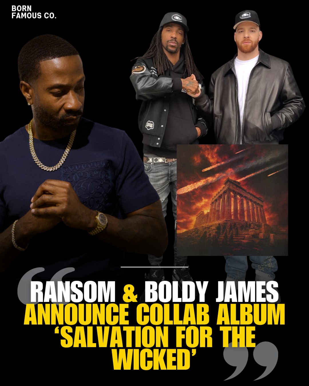Born Famous - Ransom and Boldy James announce joint album... | Facebook