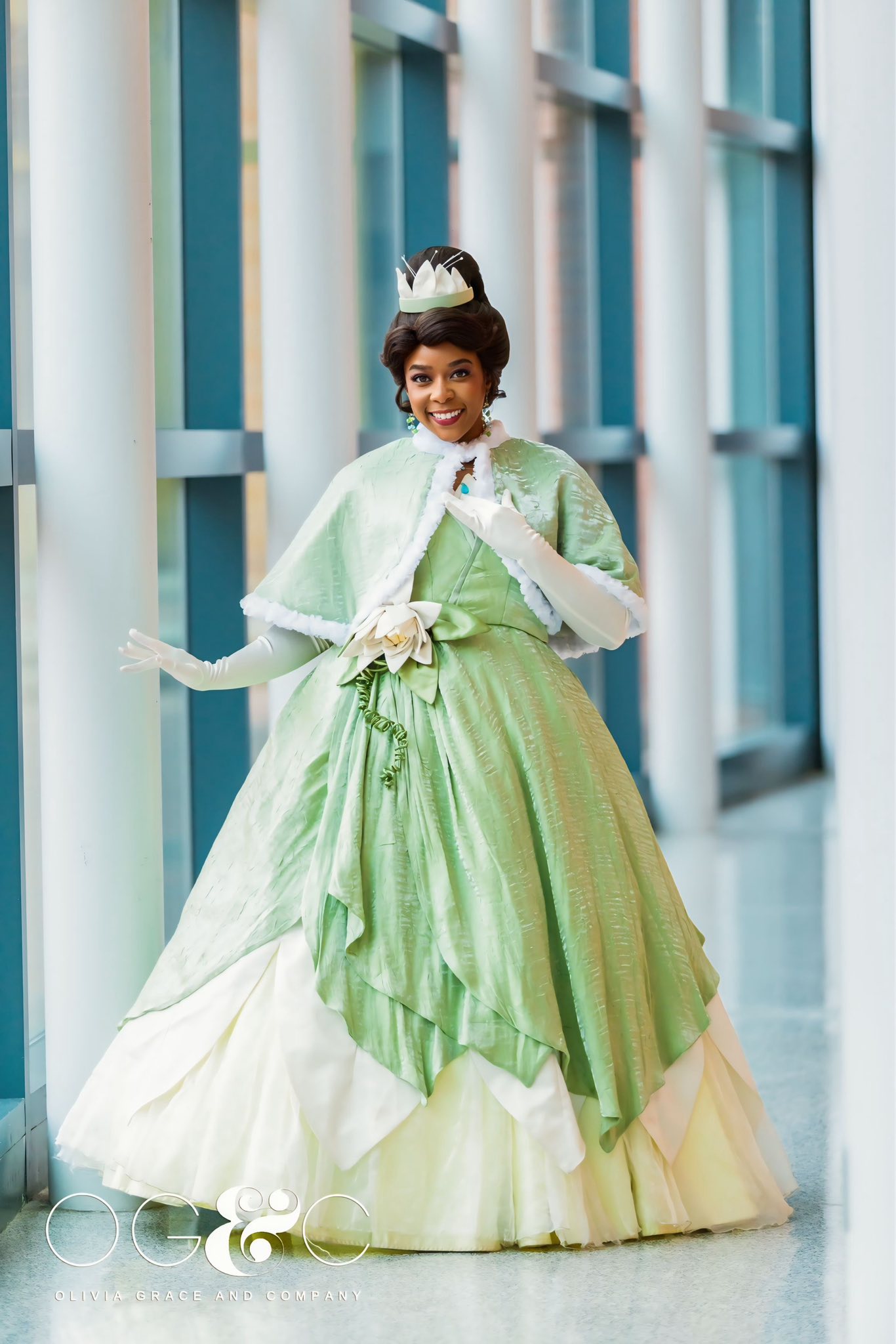 princess and the frog green dress Princess/Tinker Fairy Duo Costume  Luxury Kids Costume by Teresita Orillac M (6-8 years) hang dry The Princess and the Frog
