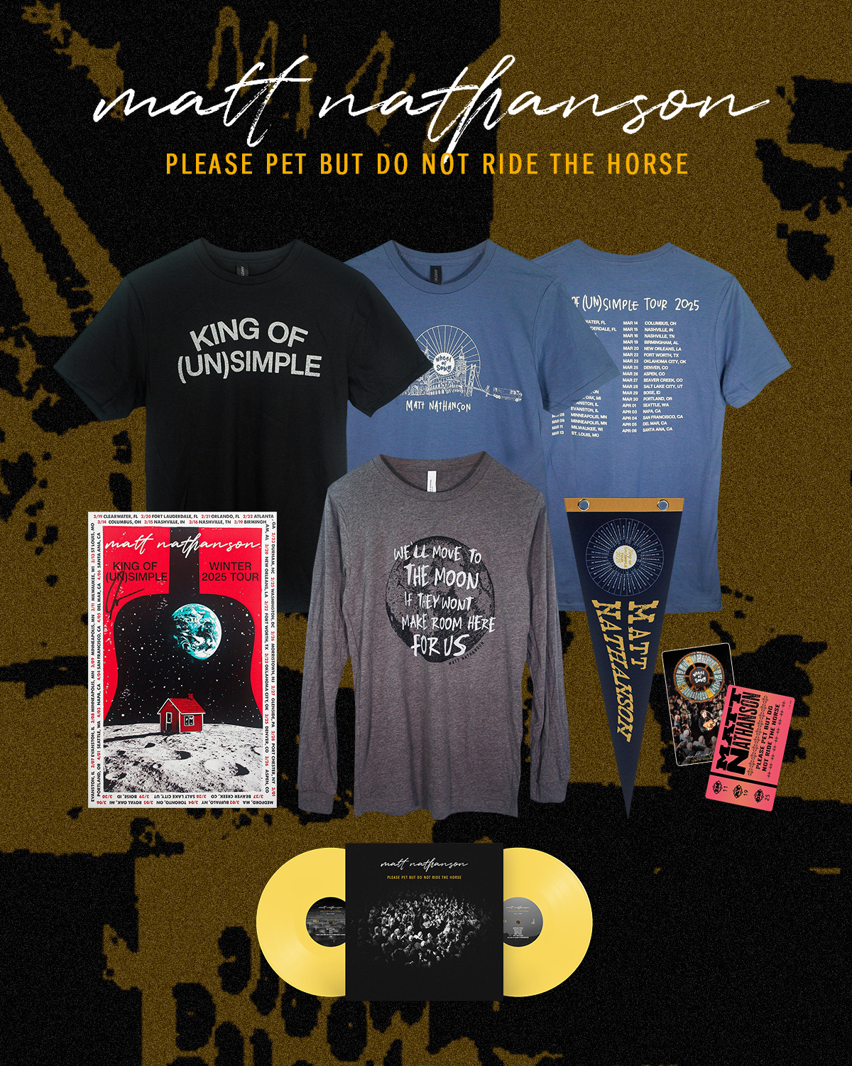 the pre-order for the limited edition yellow, gatefold vinyl for 