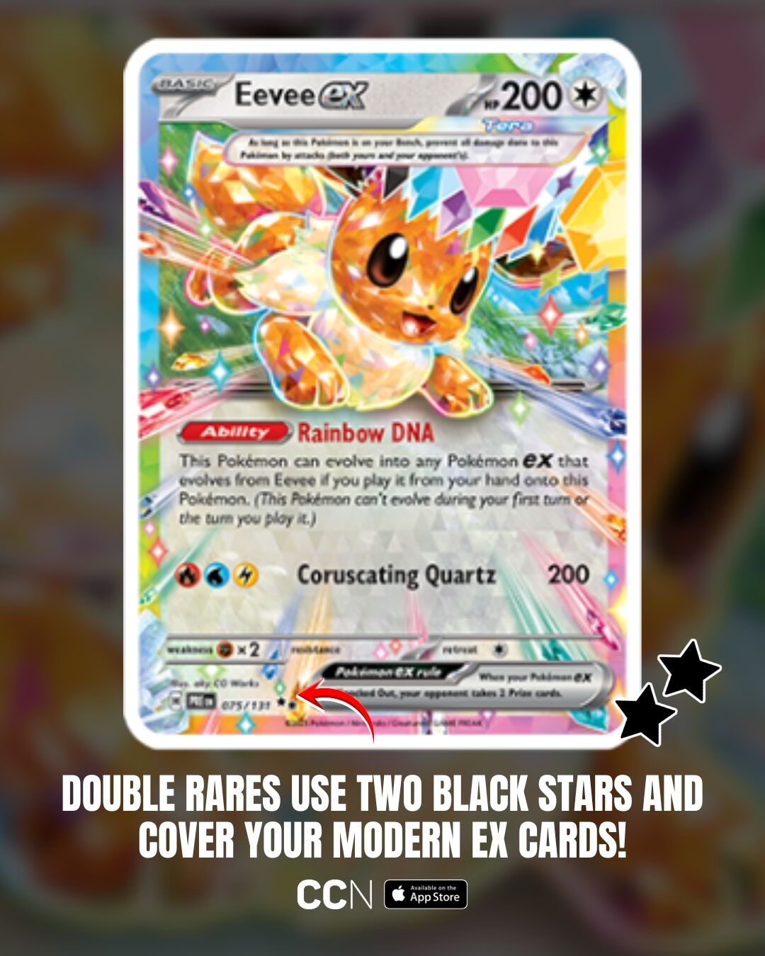 two black stars on pokemon card - Star Promo #2 2 stars on Miriam, what