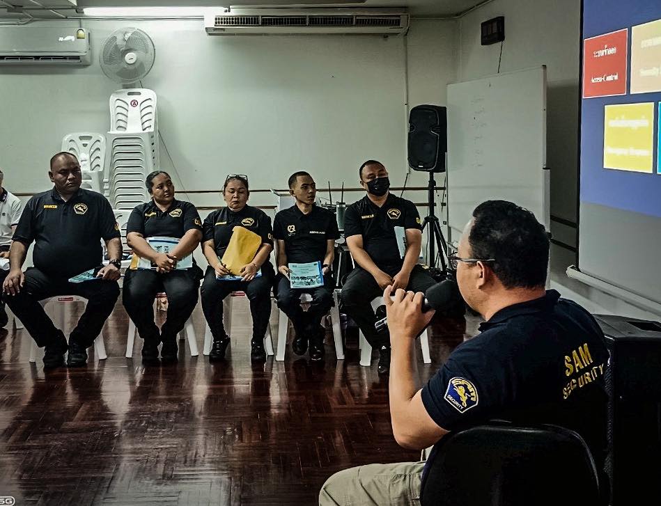 SAM - 19 ก.ค.68 สถาบันฝึกอบรมการรักษาความปลอดภัยแซม SAM SECURITY ...