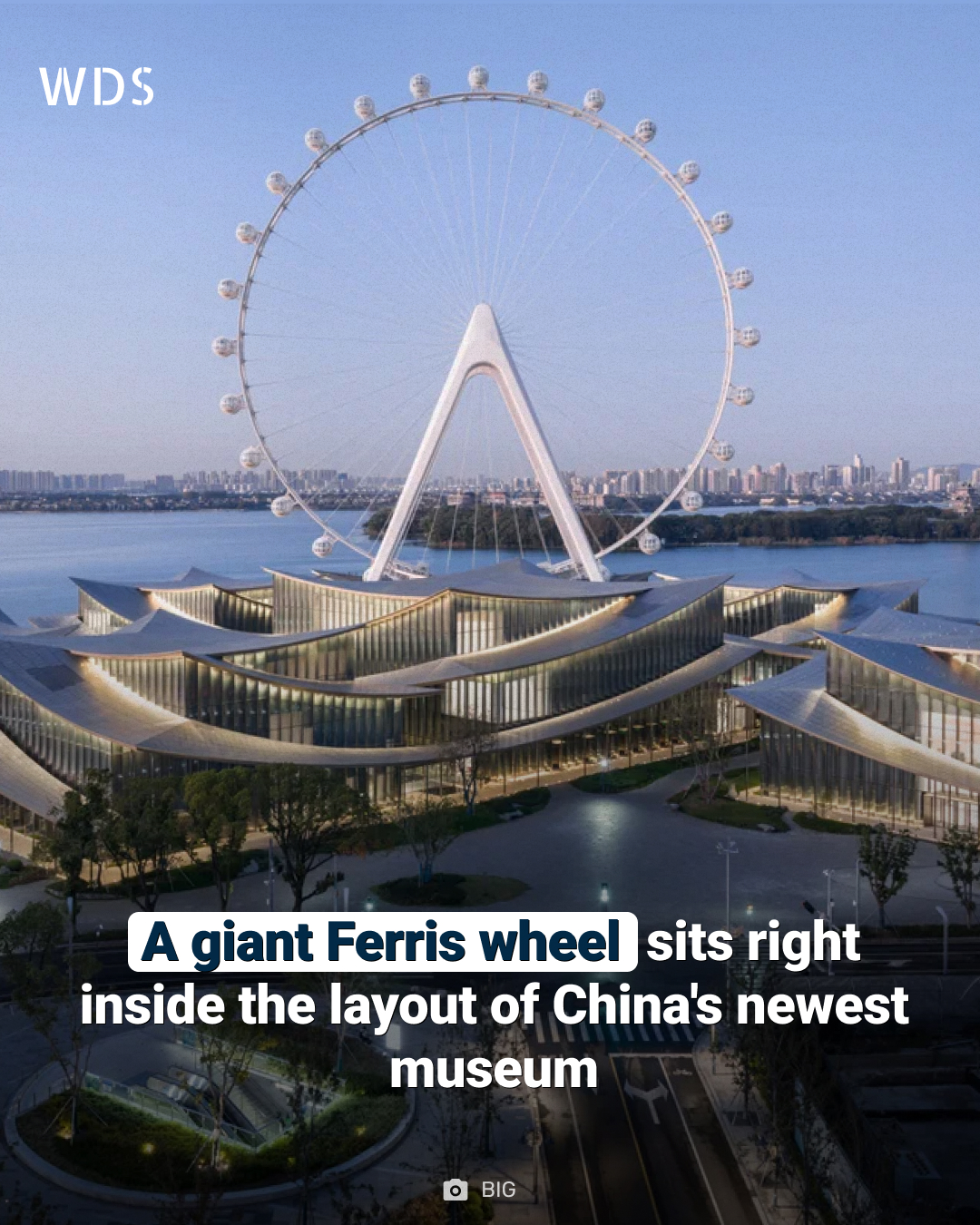 Suzhou MoCA is a contemporary art museum located on the shore of