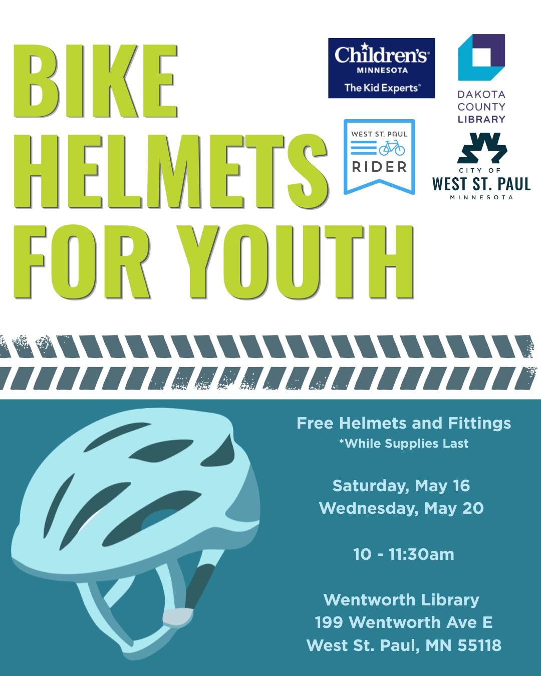 bike helmet donation request Sponsor A & Safety First: Kinoshita students receive