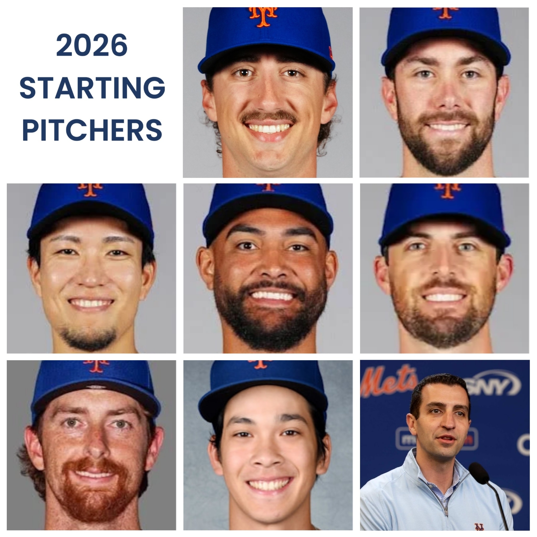 90 - Mets have seven starting pitchers (or starting pitching options ...
