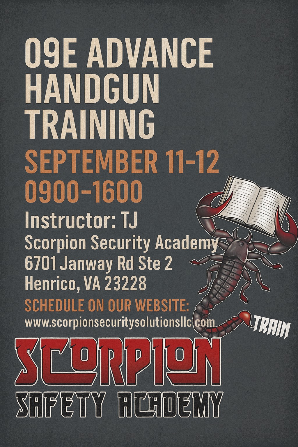 Scorpion Security Solutions LLC DCJS# 11-17556 | Henrico VA