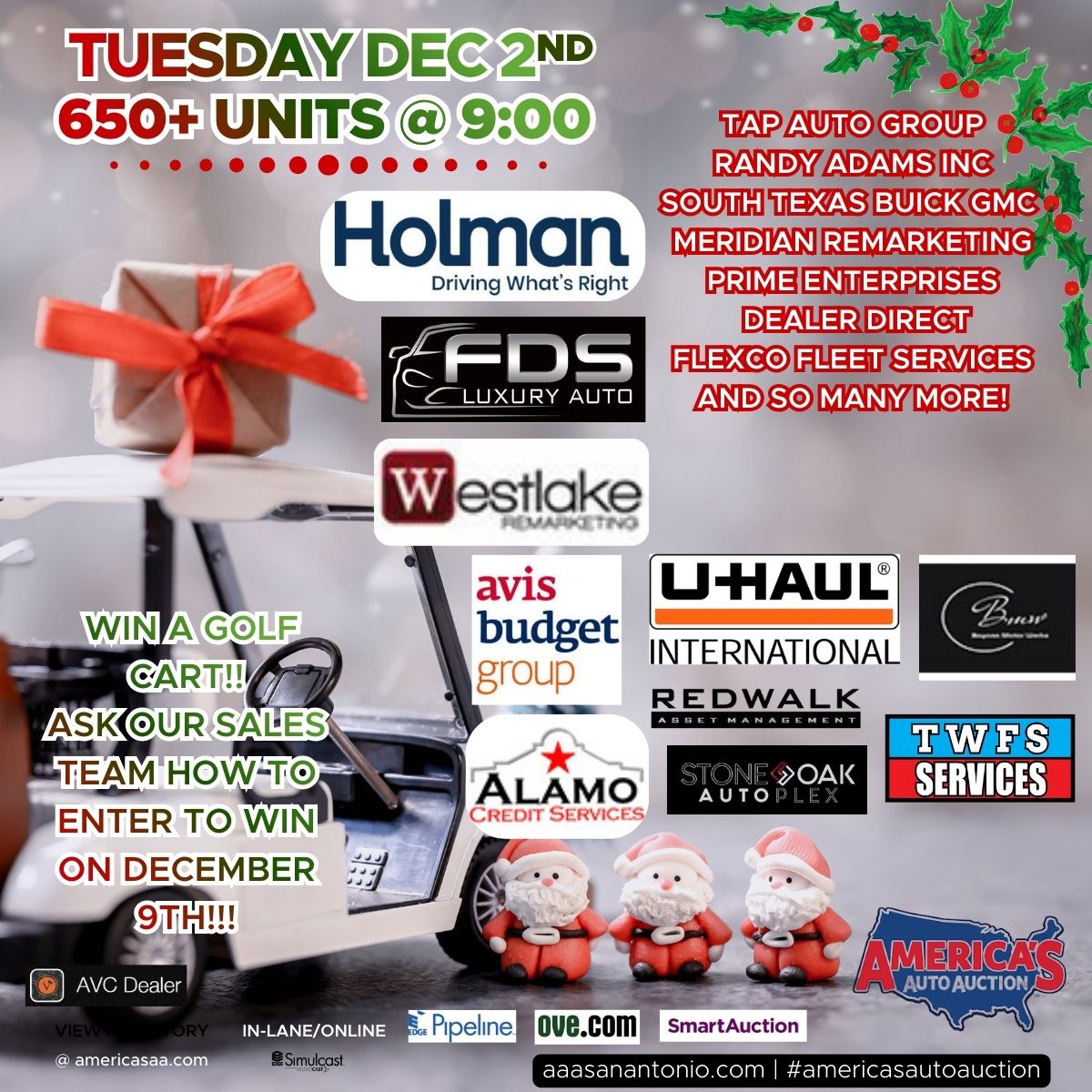 America's - Join us December 2nd as the bidding begins and the ...