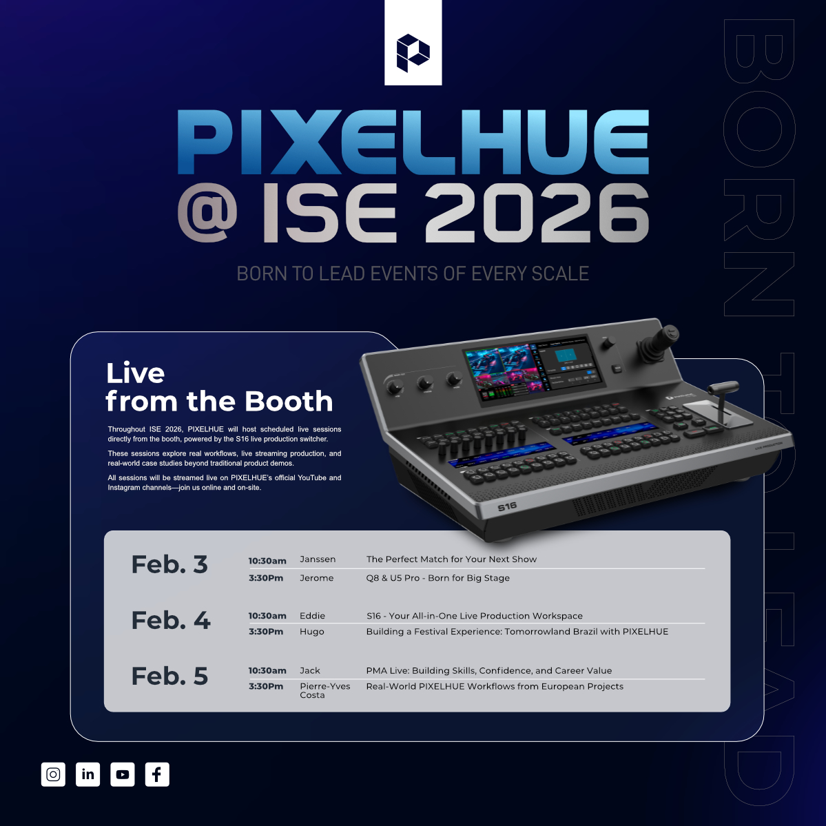 Pixelhue - 📡 PIXELHUE @ ISE 2026 | Live from the Booth For the first ...