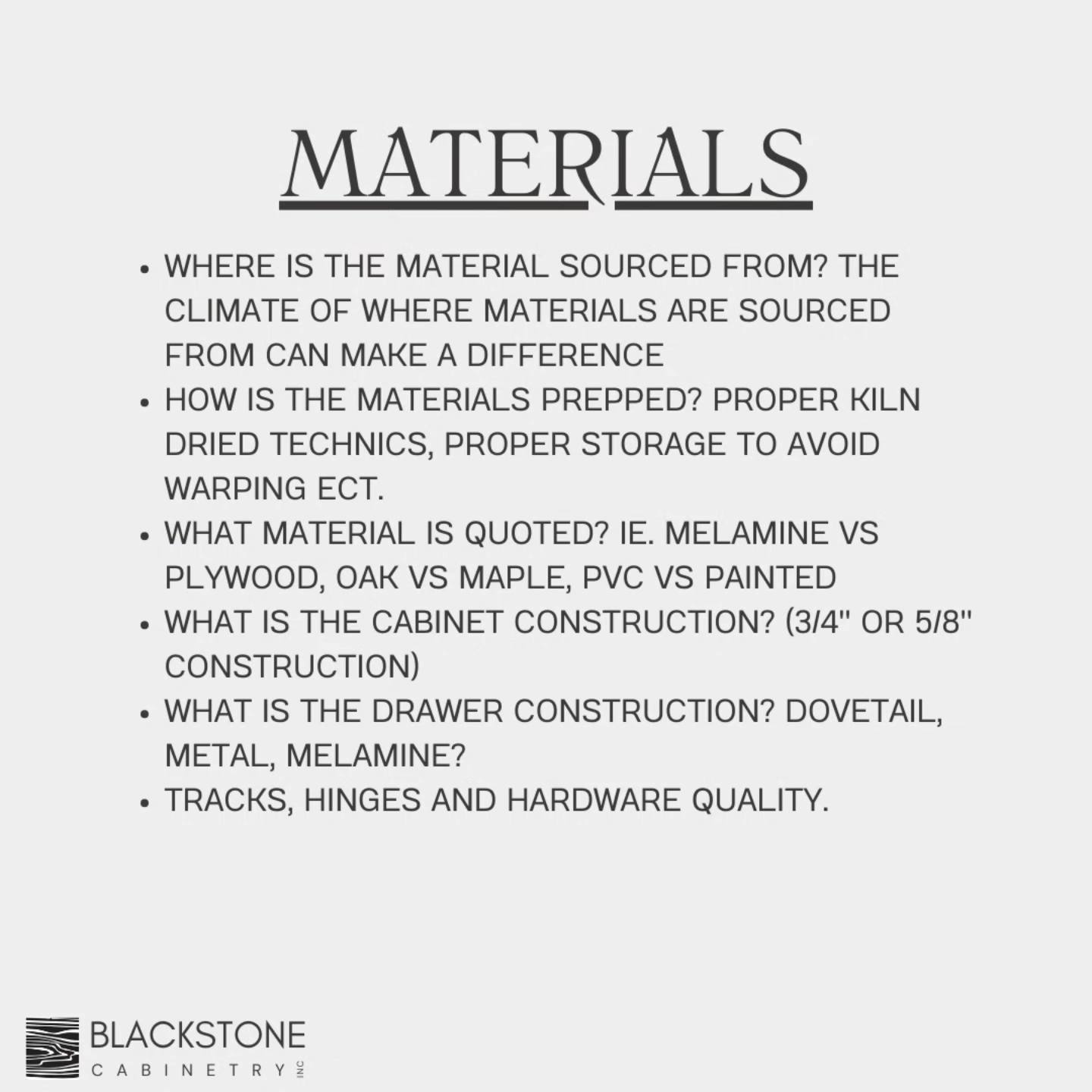 Blackstone Cabinetry | Kitchener ON