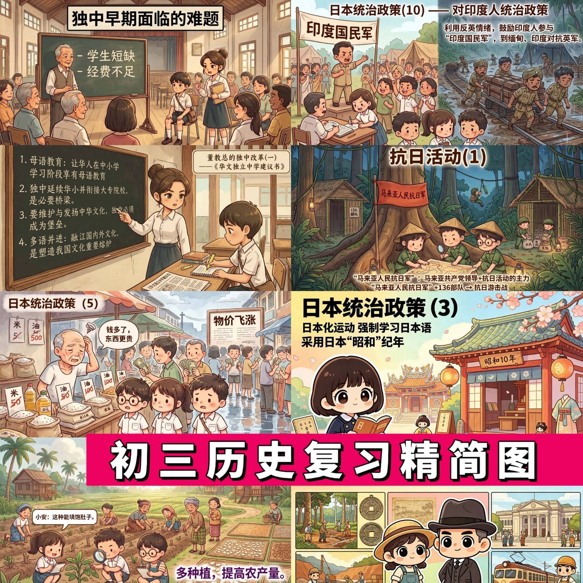 统考中文版高中历史笔记跟着课本走📚】 (跟着课本整理重点，不包括练习