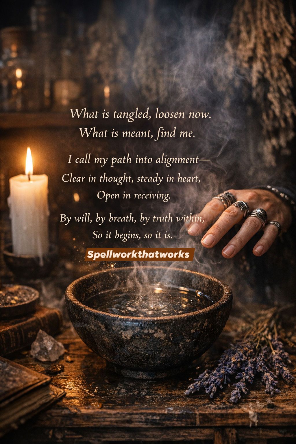 Spell - 🧙‍♂️The Thread of Alignment Spell 🧙🏻 For clarity attraction and ...