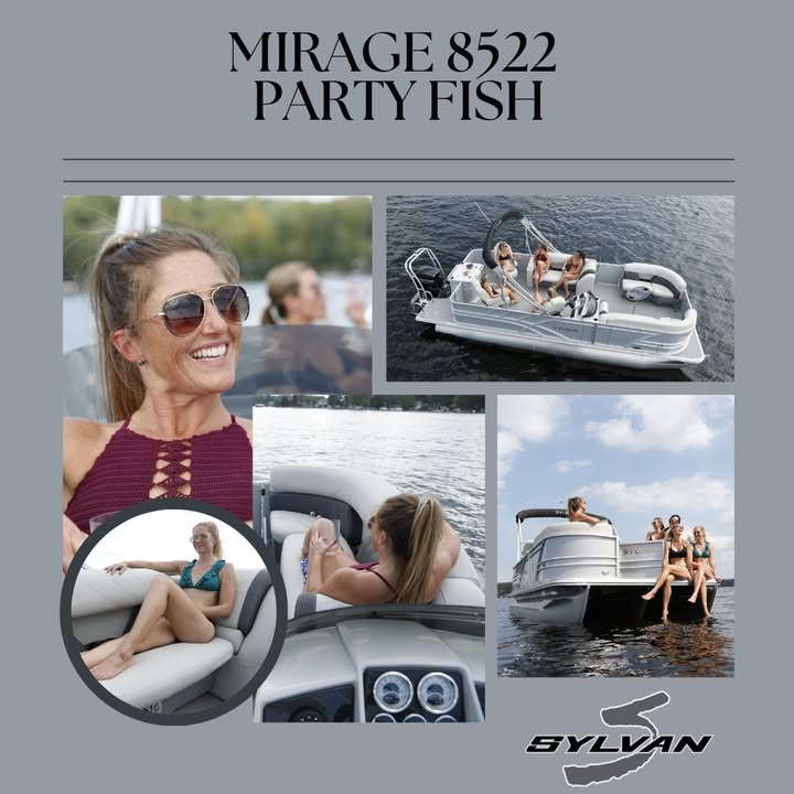 Link - Partying and fishing are situations that Sylvan Marine pontoons ...