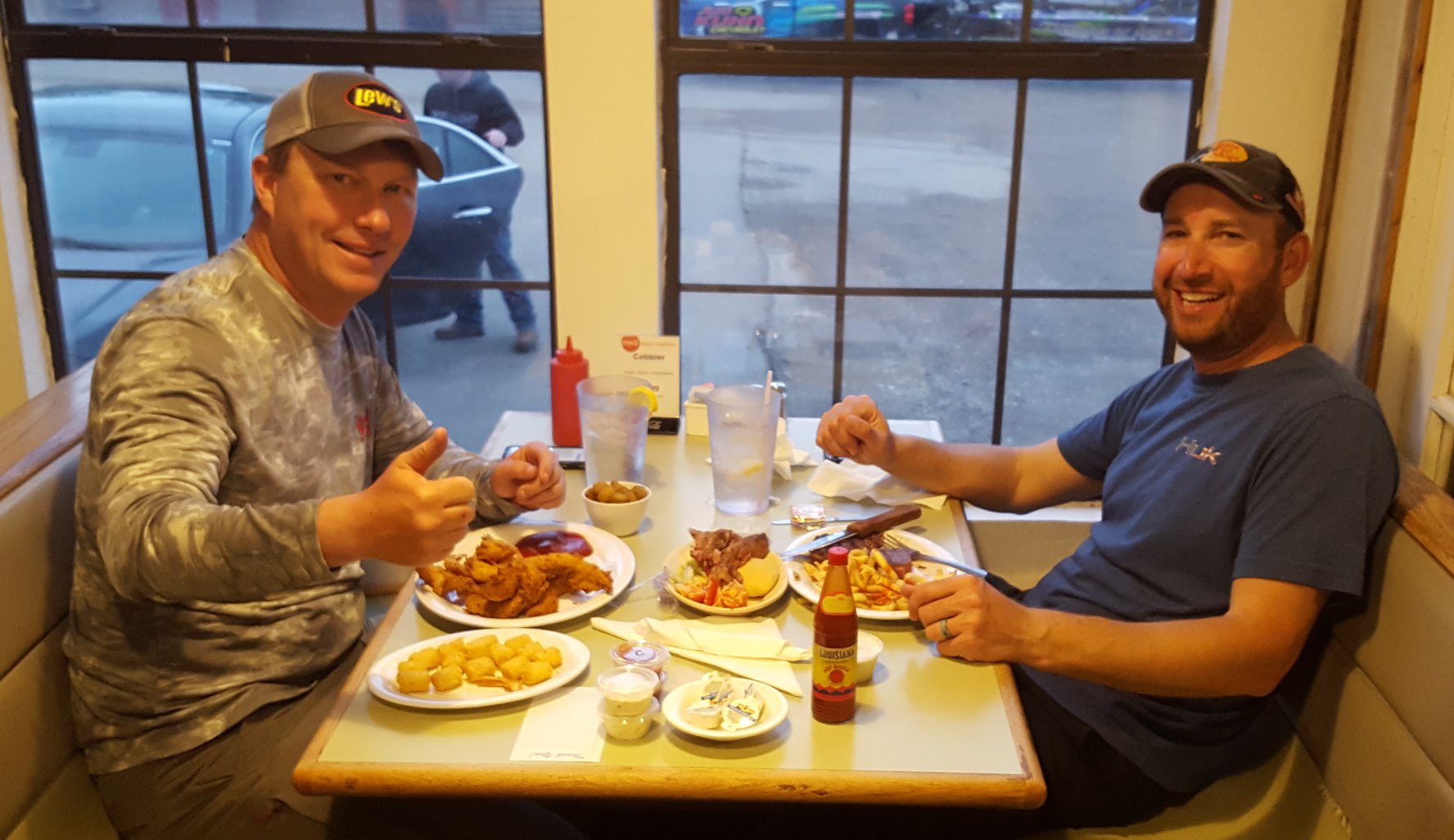 A couple of happy MLF anglers... - Oak Ridge Restaurant | Facebook