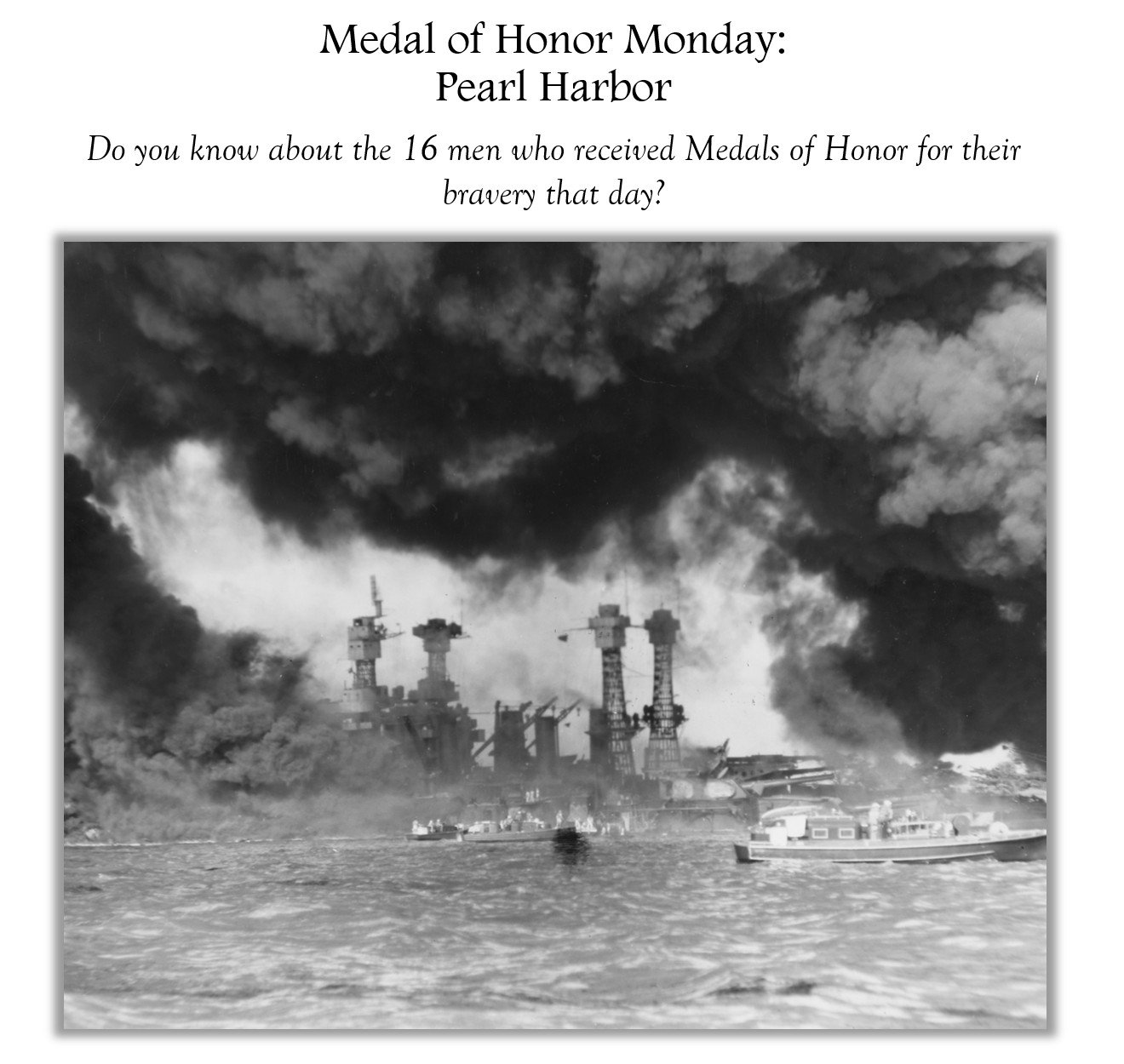 Tara - *** Medal of Honor Monday! 🇺🇸🇺🇸 *** During this week in 1941 ...