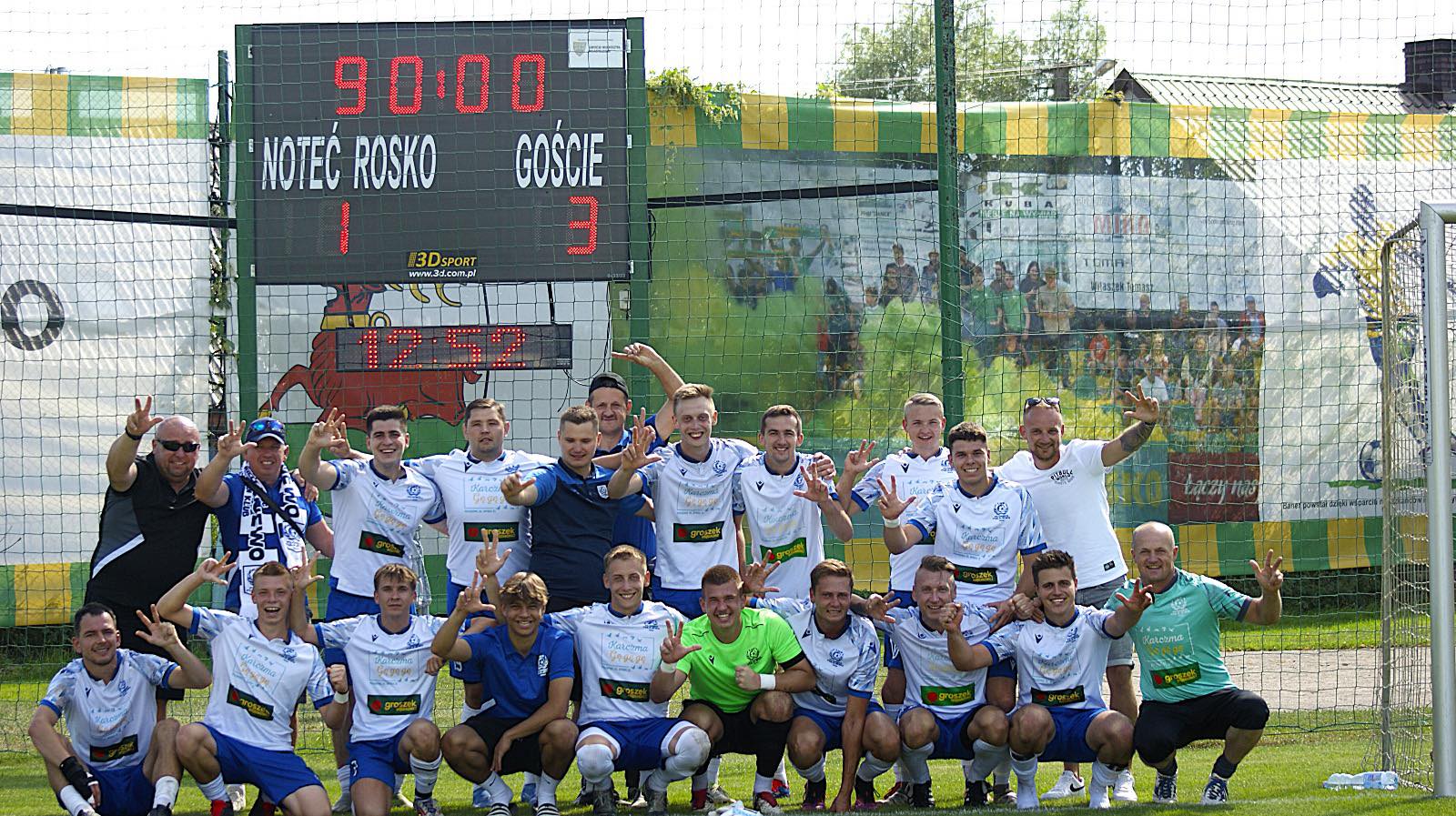 Płomień - ⚪️🔵 Zwycięstwo w derbach powiatu 🔥🔥🔥 🟢 Noteć Rosko 1️⃣ : 3️⃣ ...