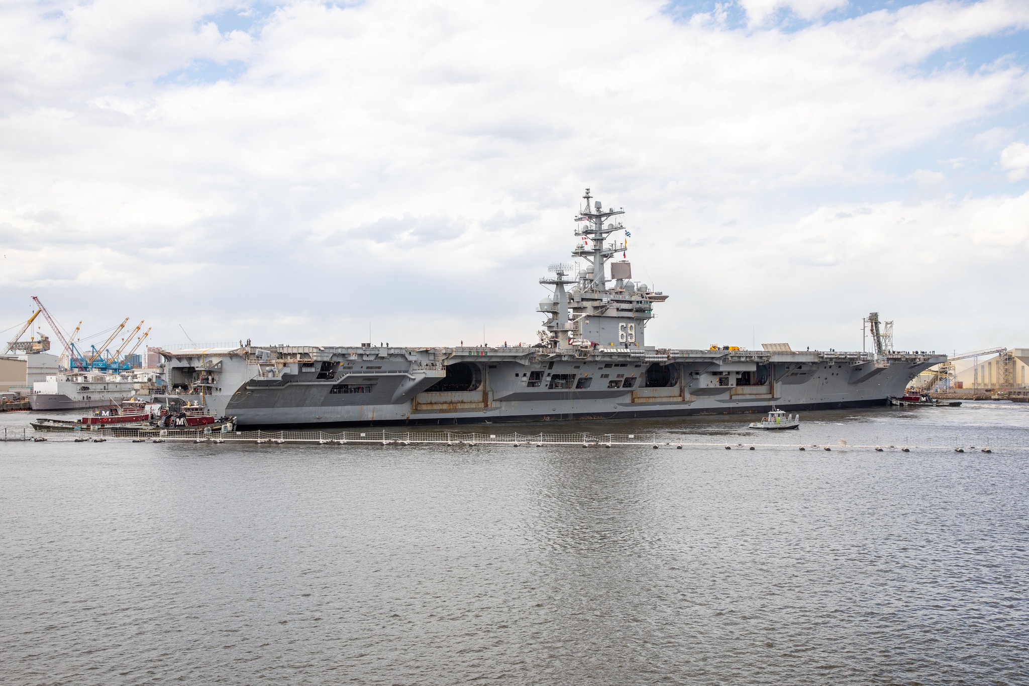 USS Dwight D. Eisenhower completes sea trials at Norfolk Naval 