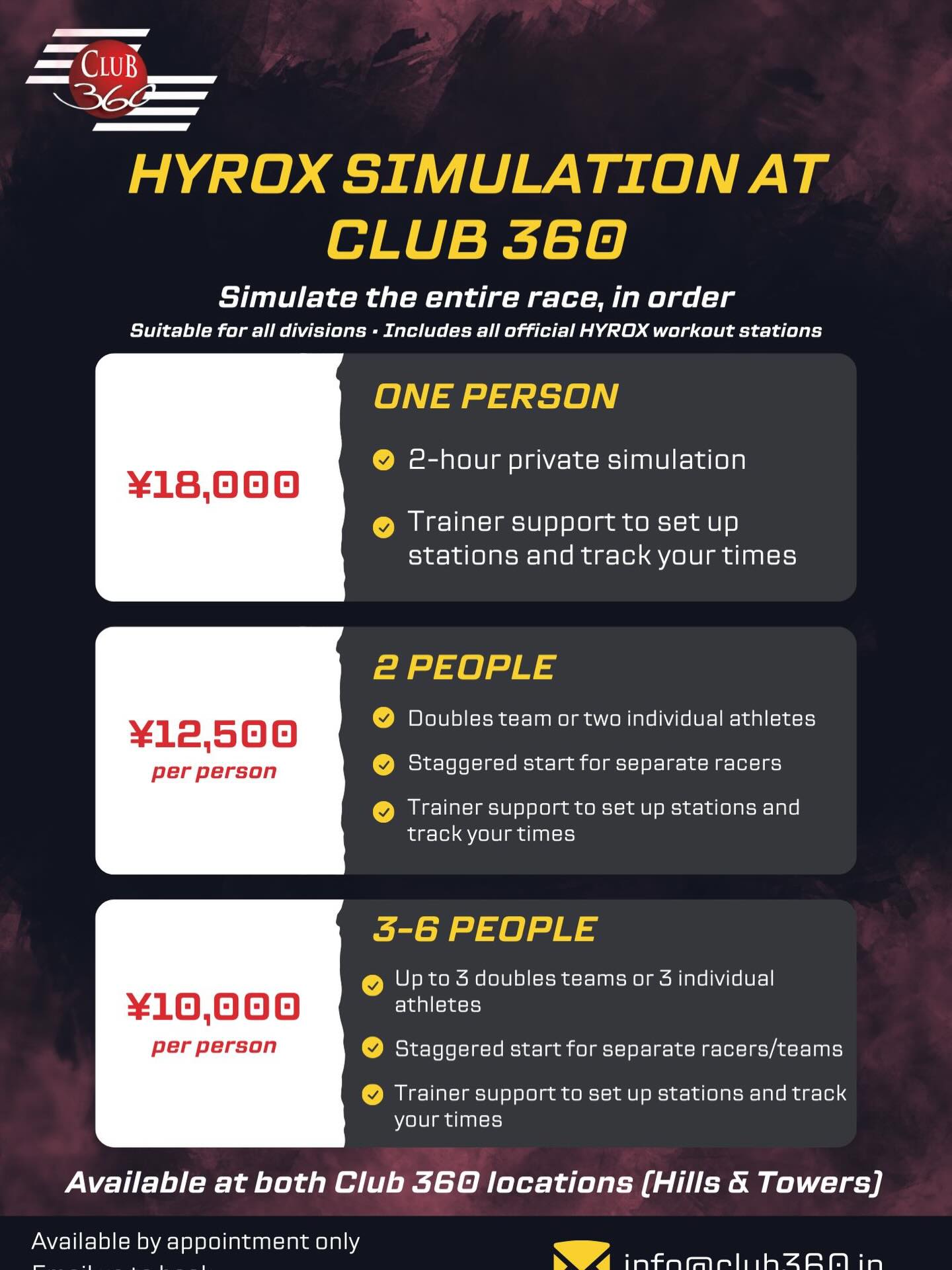 Club - 🌟 PRIVATE HYROX SIMULATION! Get ready to crush the upcoming ...