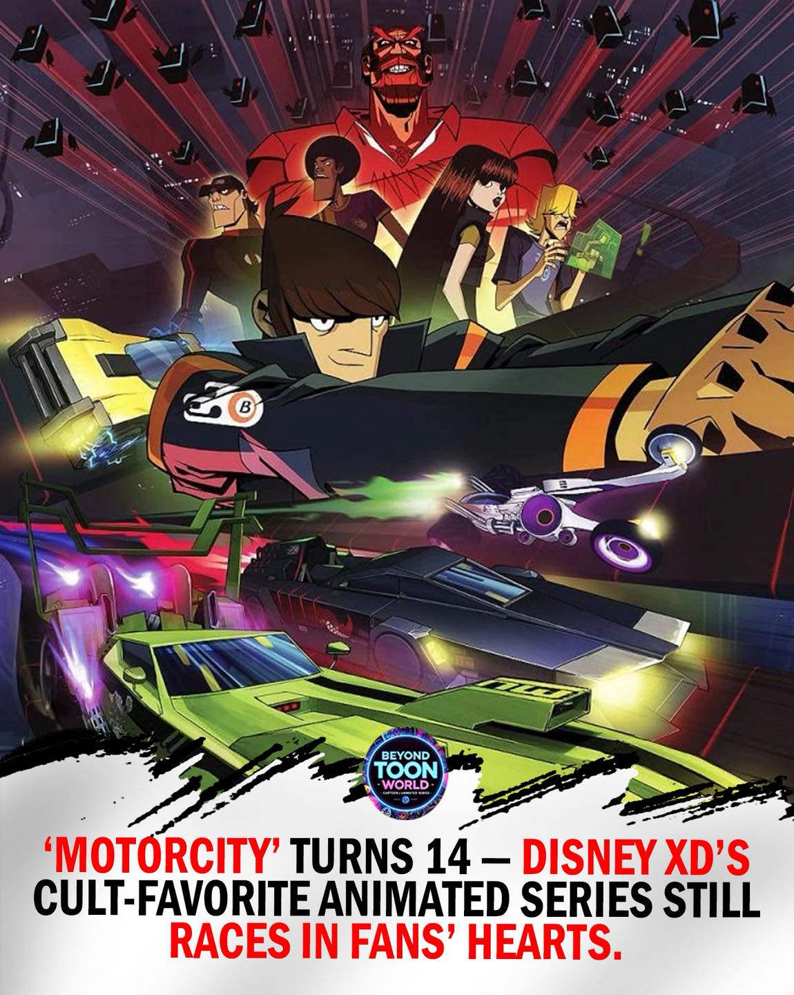 Beyond - 14 years ago today, Motorcity premiered on Disney XD
