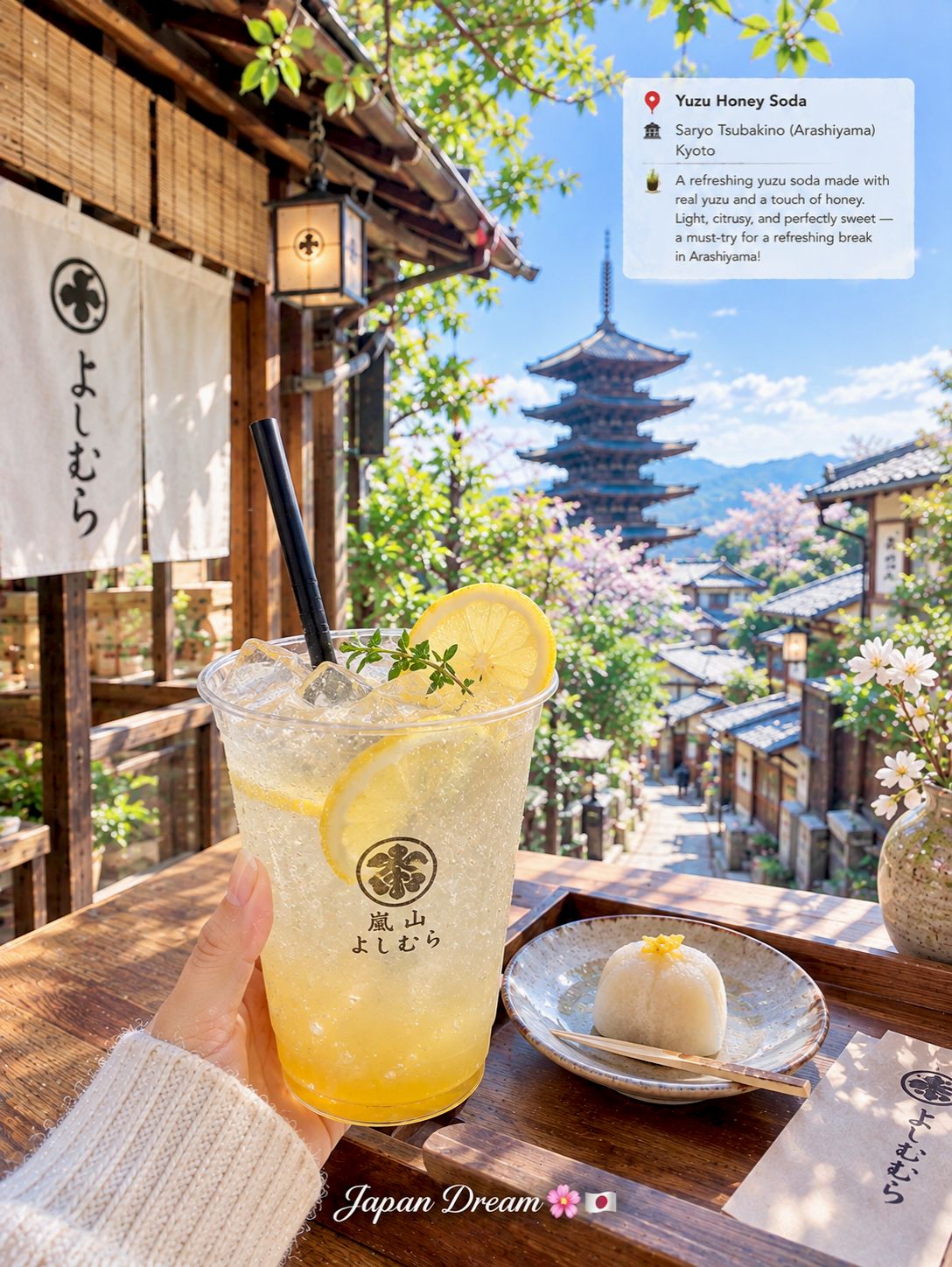 Yuzu honey soda 🍋🥤 Yuzu Honey Soda 盘 Saryo Tsubakino
