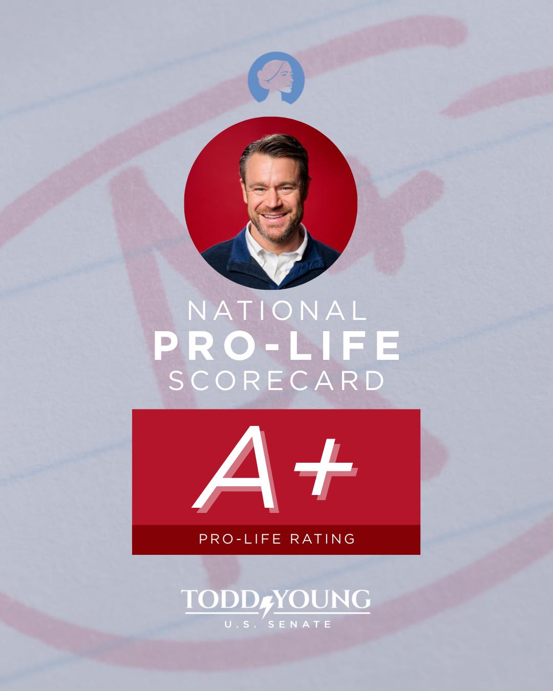Todd Young - Proud to earn an A+ on SBA Pro-Life America’s... | Facebook