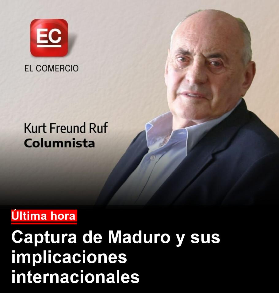 Canal - La reciente captura del presidente Nicolás Maduro por fuerzas ...