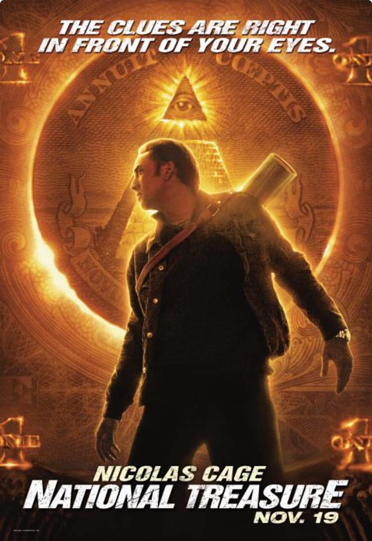 National Treasure 2004 review: Campy Nicolas Cage action fun