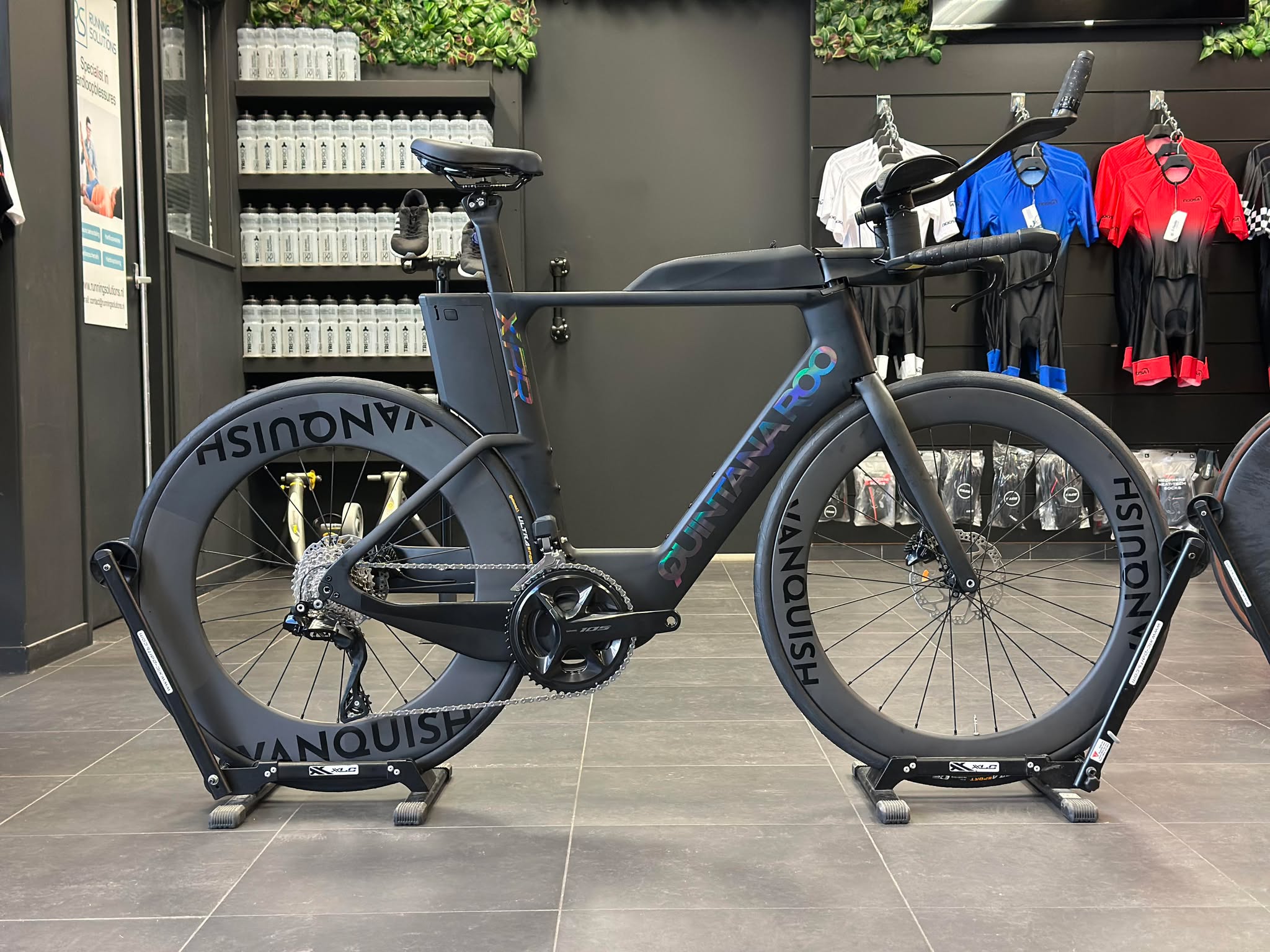 1993 Quintana Roo Superform Tri bike with Suntour Superbe Pro