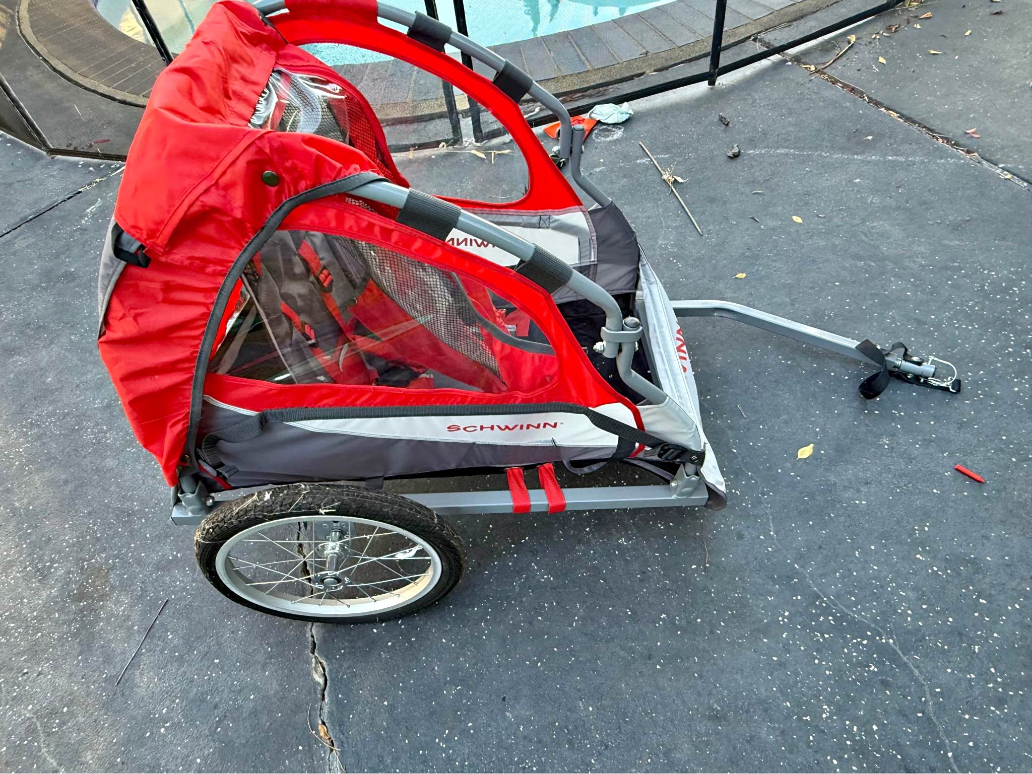 schwinn single seat bicycle trailer Amazon.com : Shuttle Foldable Bike Trailer, 2 Passengers (Blue/Black) : Sports & Outdoors Take the whole family out on cycling excursions with the Summit Deluxe trailer and stroller by Schwinn New and used Schwinn-bike-trailer-hitch-coupler for