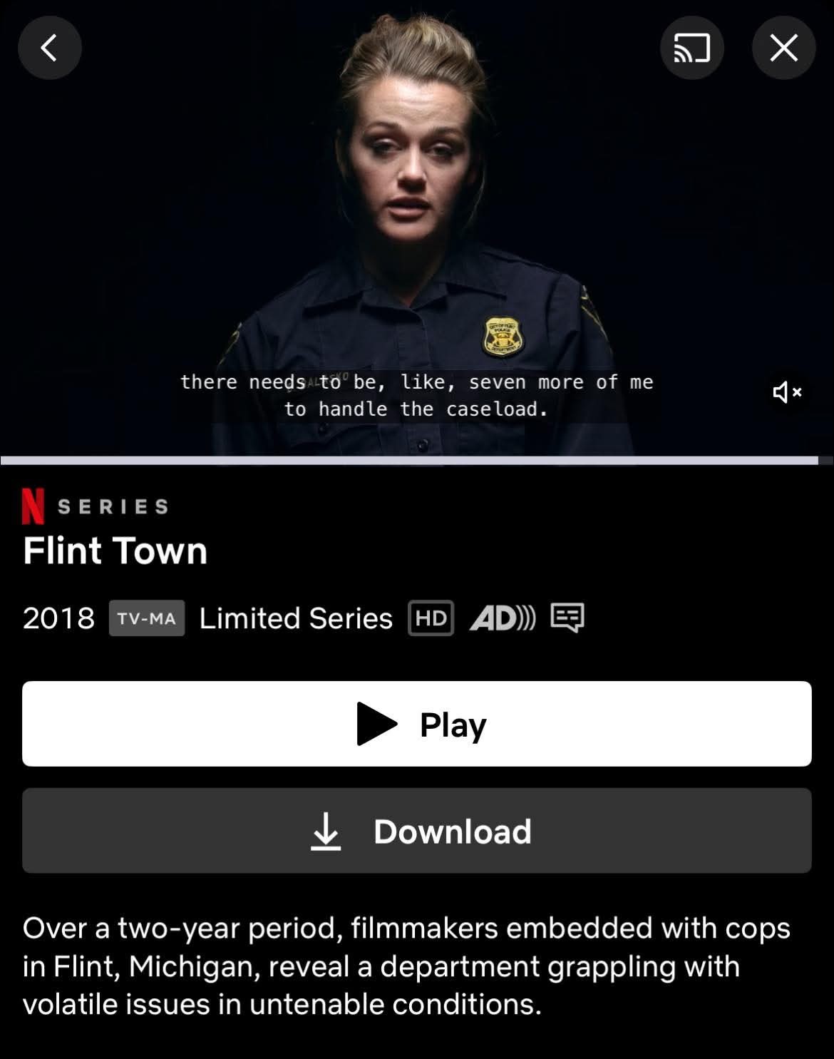 CCH MOBI TV - 💧 A MUST-WATCH NETFLIX DOCUSERIES 💔 Flint... | Facebook
