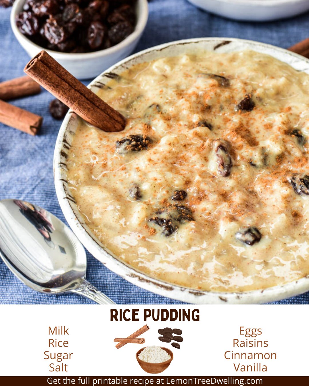 Lemon - Rice Pudding is an old fashioned recipe and a holiday favorite ...