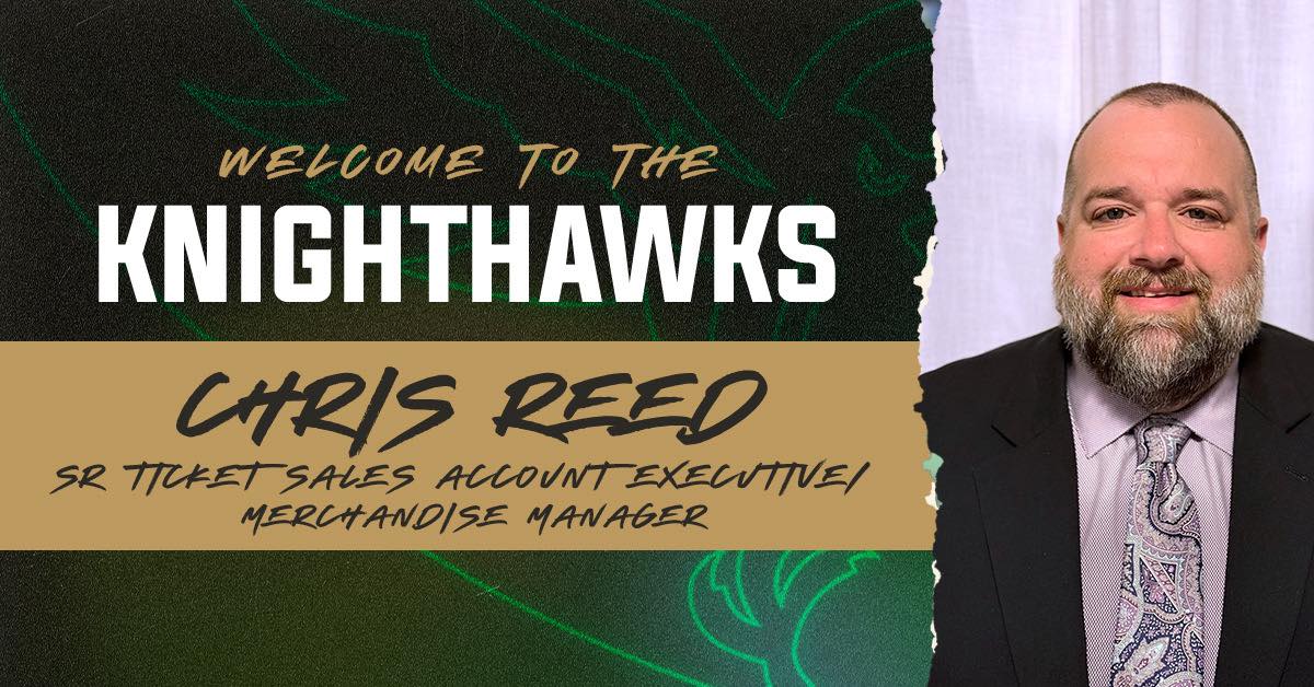 Roc Knighthawks - Welcome, Chris Reed! 👋 Senior Ticket... | Facebook