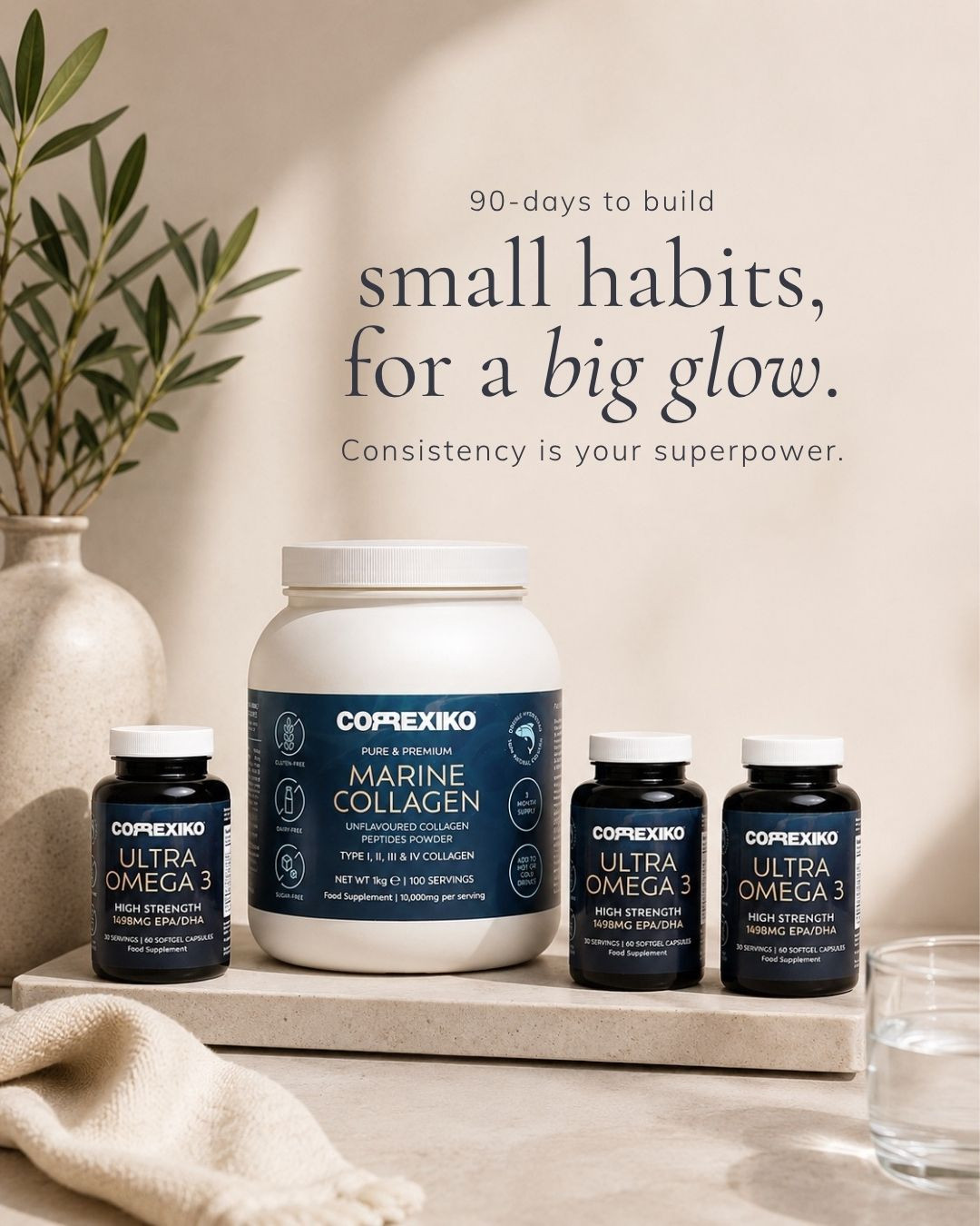 correxiko glutathione IV Therapy California | peel for dull skin GlutaPro RX glutathione supplement Bottle Type:Clear Frosted Glass