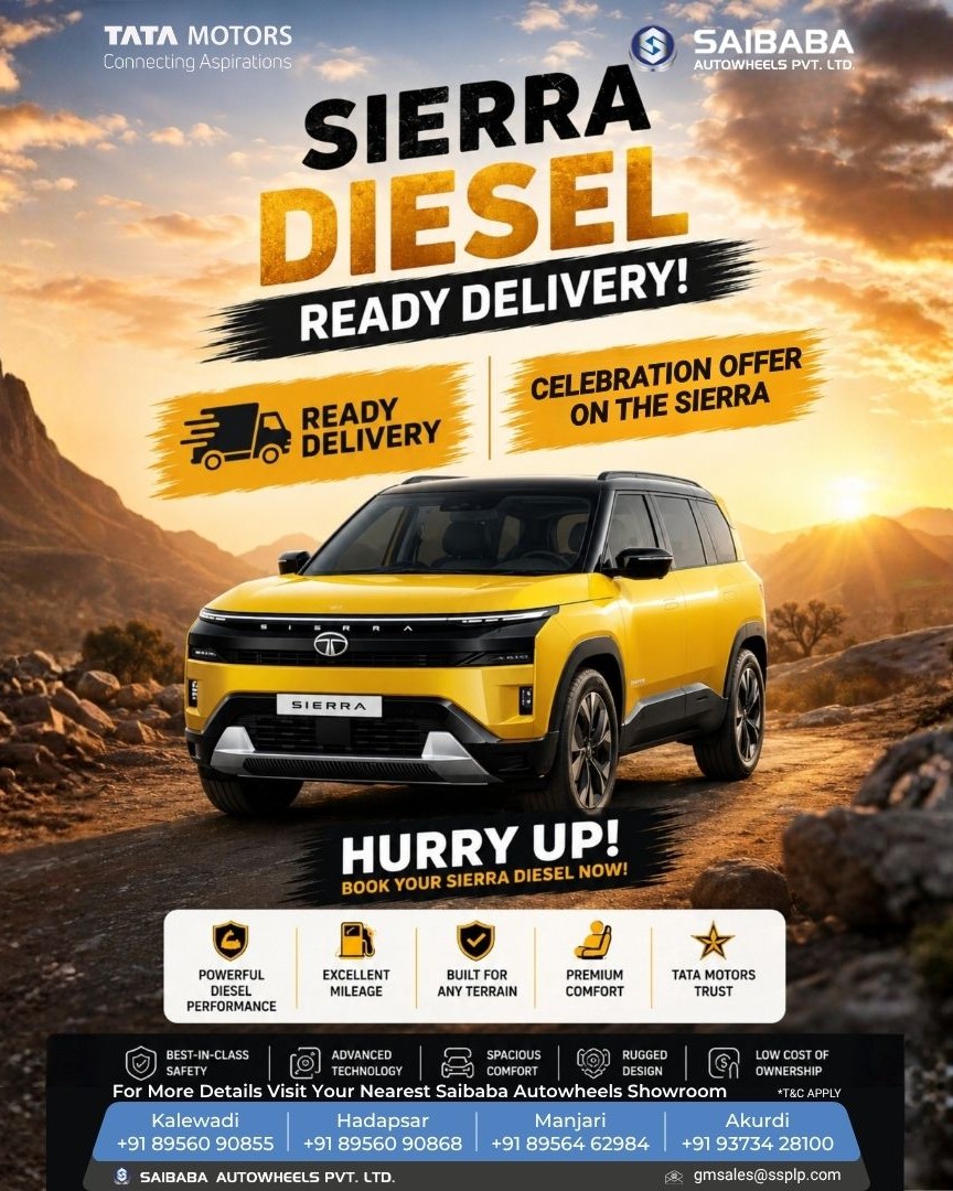 🚙✨ Celebrate Every Journey with the All-New Tata Sierra Diesel