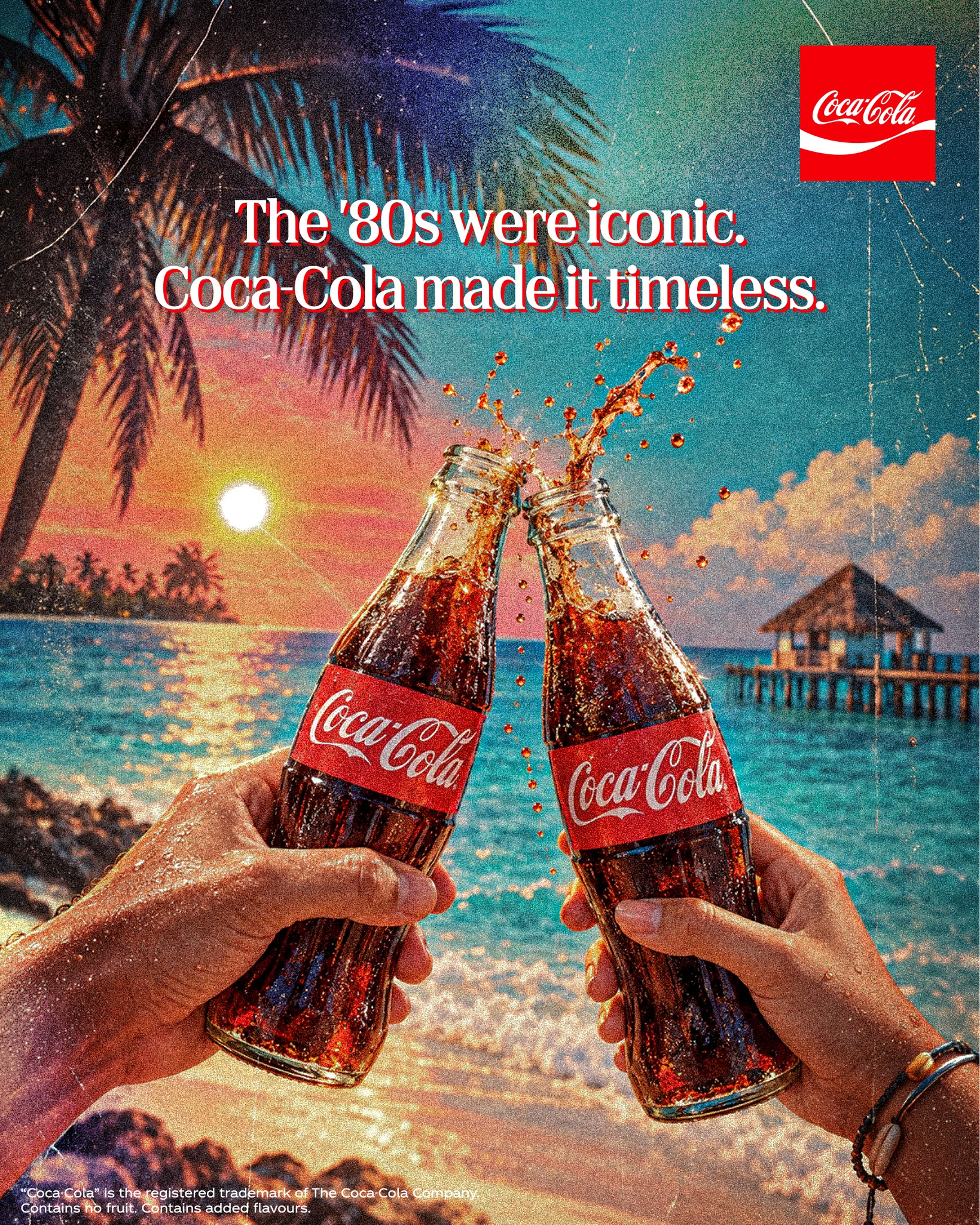 パルメイラス　Coca-Cola 80s ヴィンテージ　美品 Different decade, same iconic feeling. From the 80s to today
