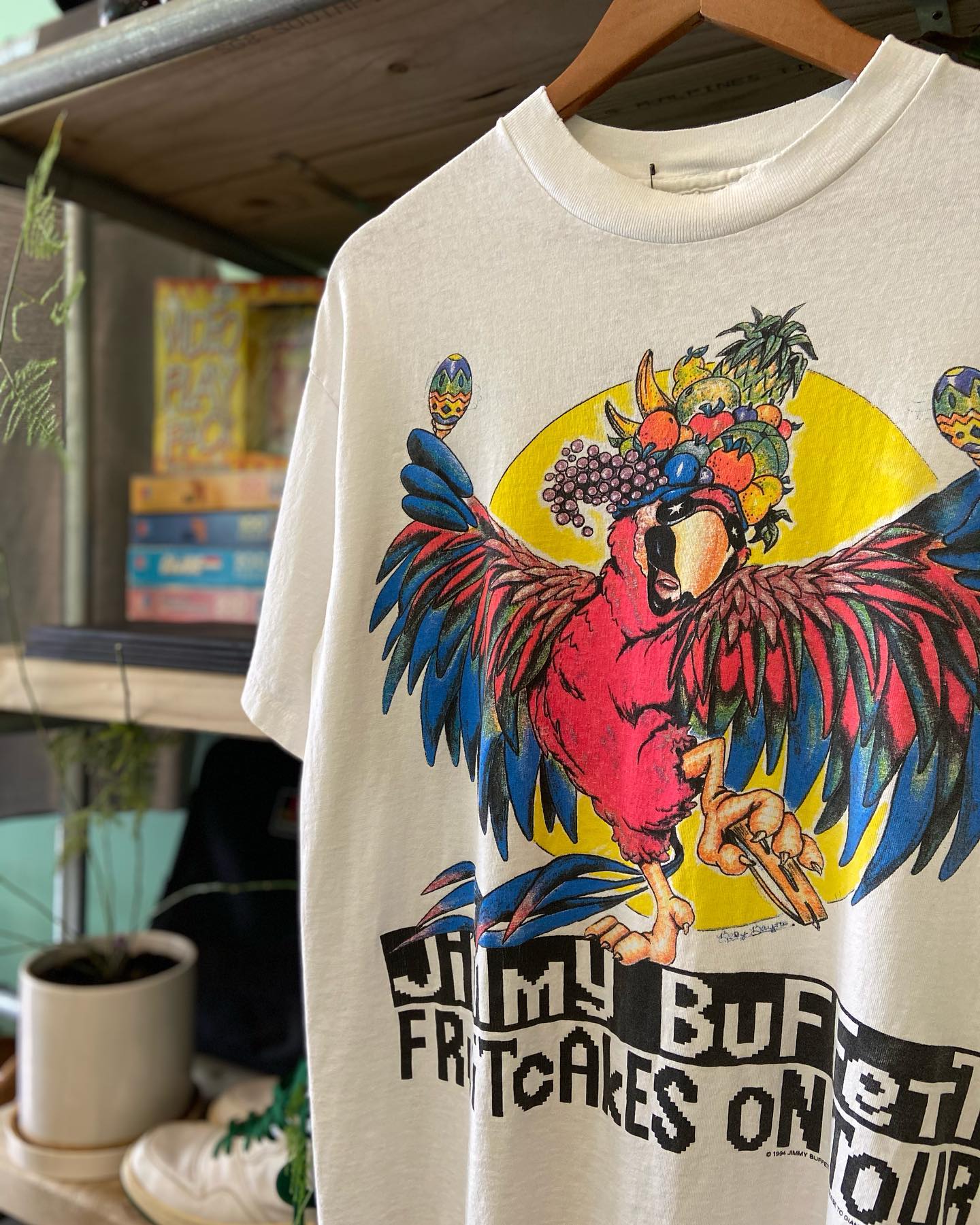 Jimmy Buffett Vintage Tour T-shirt Tag faded, Single Stitch, Dated 