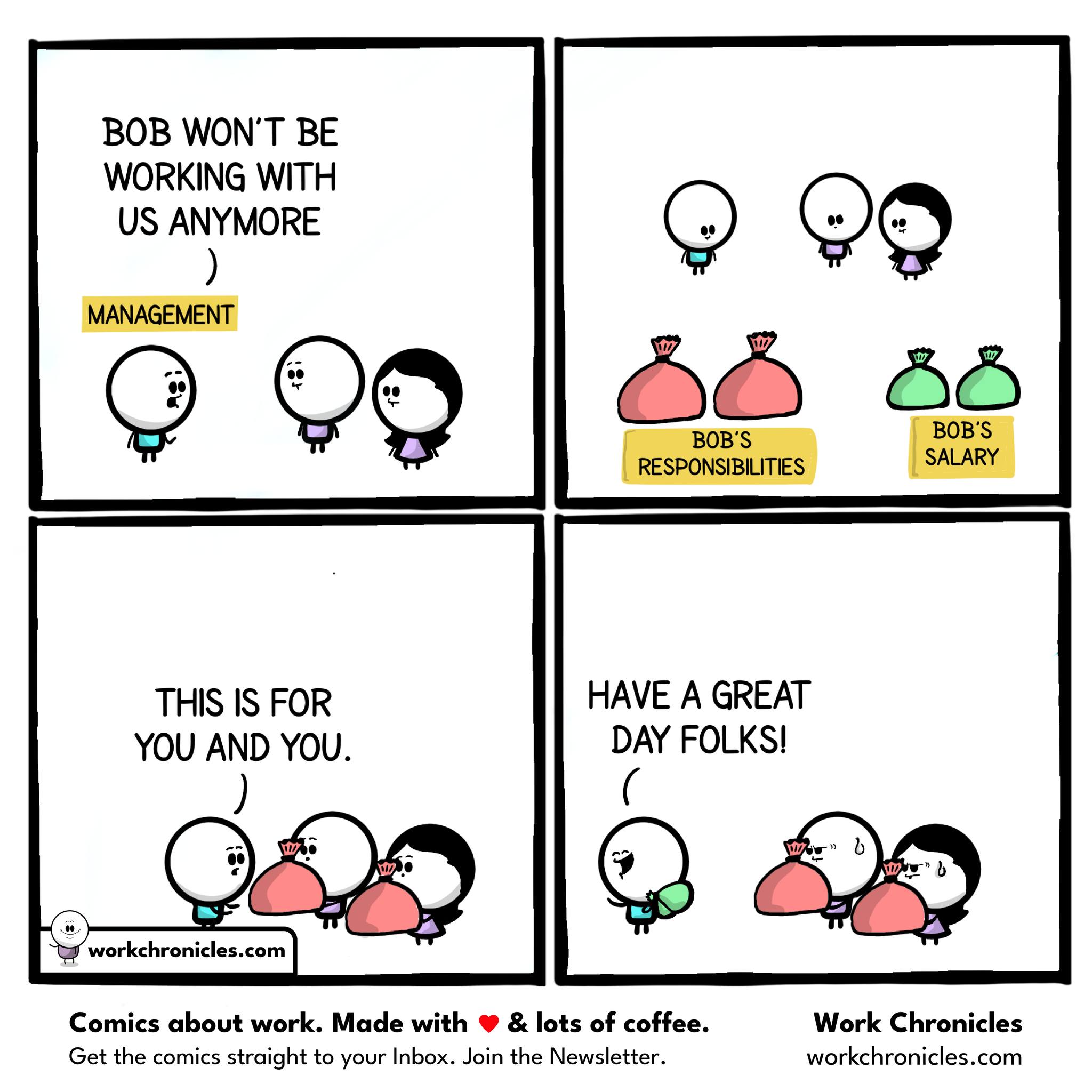 Work - (comic) With great responsibility comes great... never mind ...