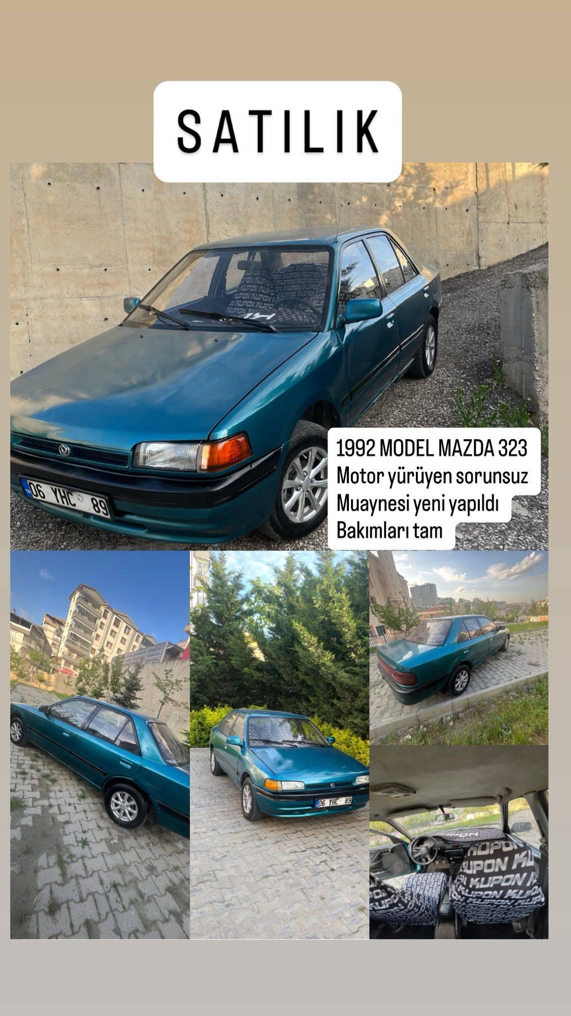 Mazda 323 hb sedan Mazda 626 hb sedan Çıkma orjinal yedek parça