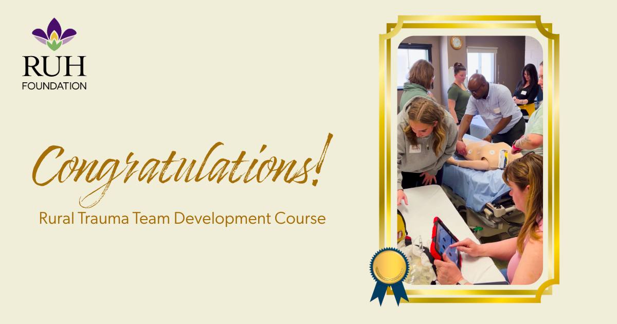 Royal - 🎉 Congratulations to the Rural Trauma Team Development Course ...