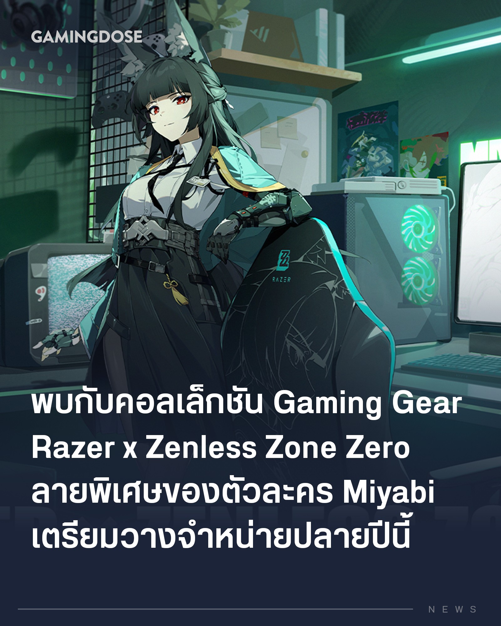 GamingDose - เปิดตัวอย่างเป็นทางการกับคอลเล็กชัน Gaming Gear จากเกม ...