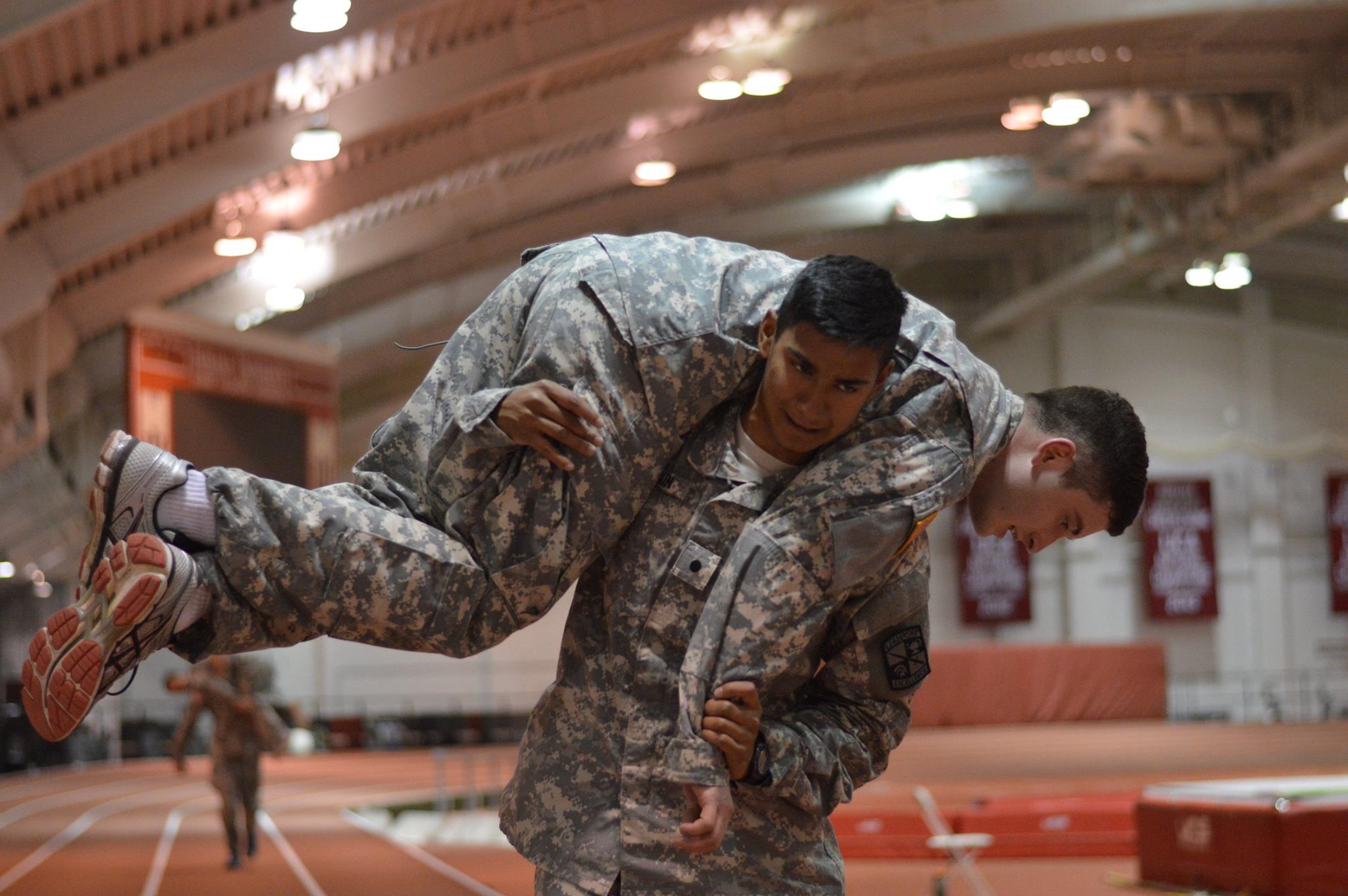 During their tour of IU for the... - Indiana University ROTC