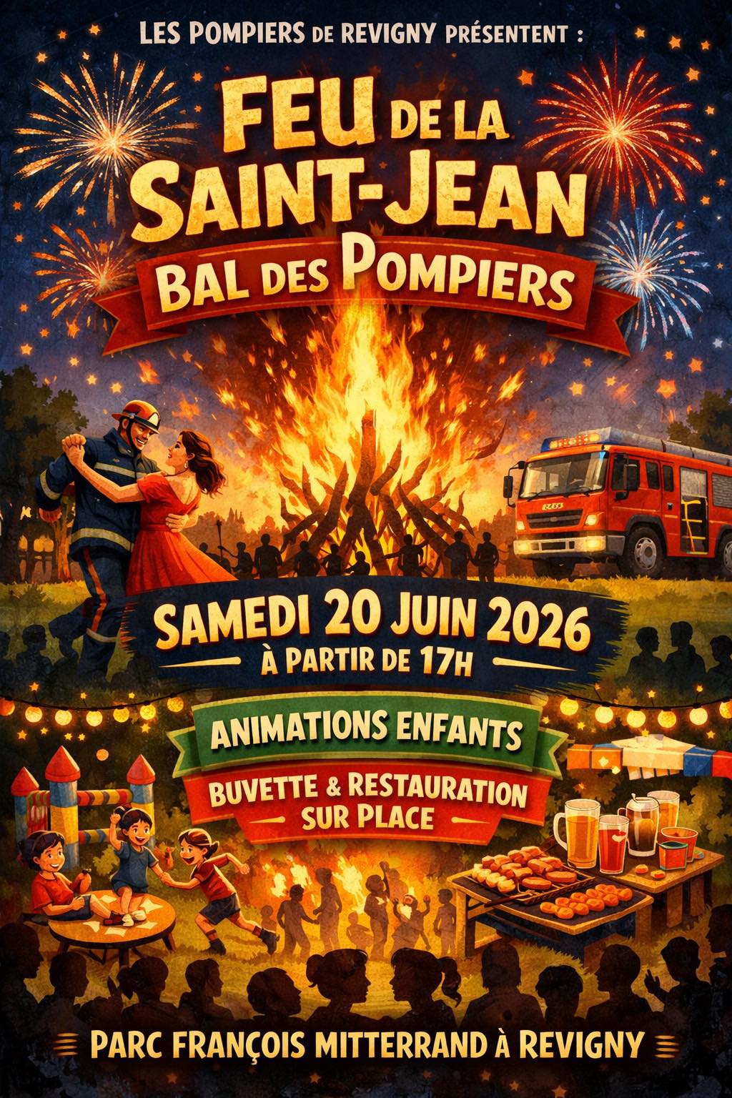 Ville - 👋 Les Pompiers de Revigny sur Ornain organisent le feu de la ...